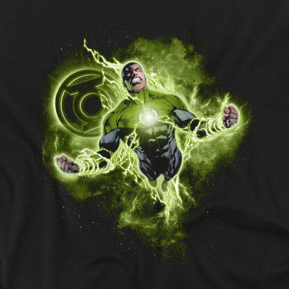 Green Lantern Lantern Nebula Graphic Women's T-Shirt | Superhero Comic Book Tee | Casual Wear & Cosplay Outfit