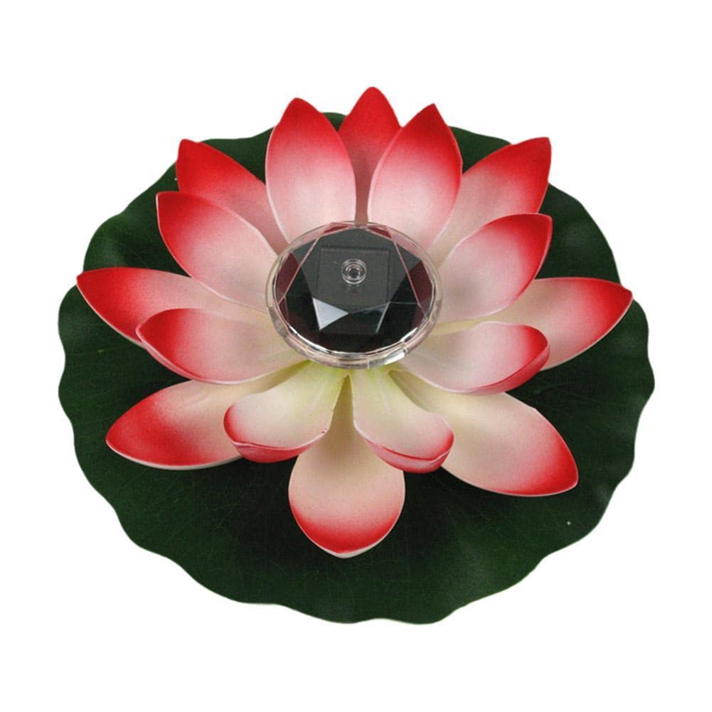 Solar Powered Floating Pool Lights - Color Changing LED Flower Lights for Ponds, Fish Tanks & Outdoor Decor | Waterproof Solar Flower Night Lights for Garden, Backyard & Swimming Pool Decoration