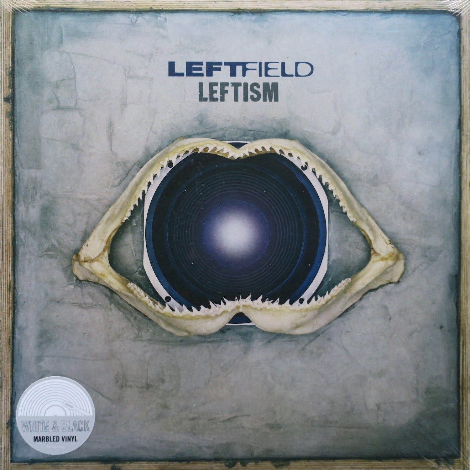 LEFTFIELD 'Leftism' MARBLED WHITE/BLACK Vinyl 2LP Record - Limited Edition Electronic Music Album for DJs & Music Collectors - Perfect for Home Listening & Vinyl Enthusiasts