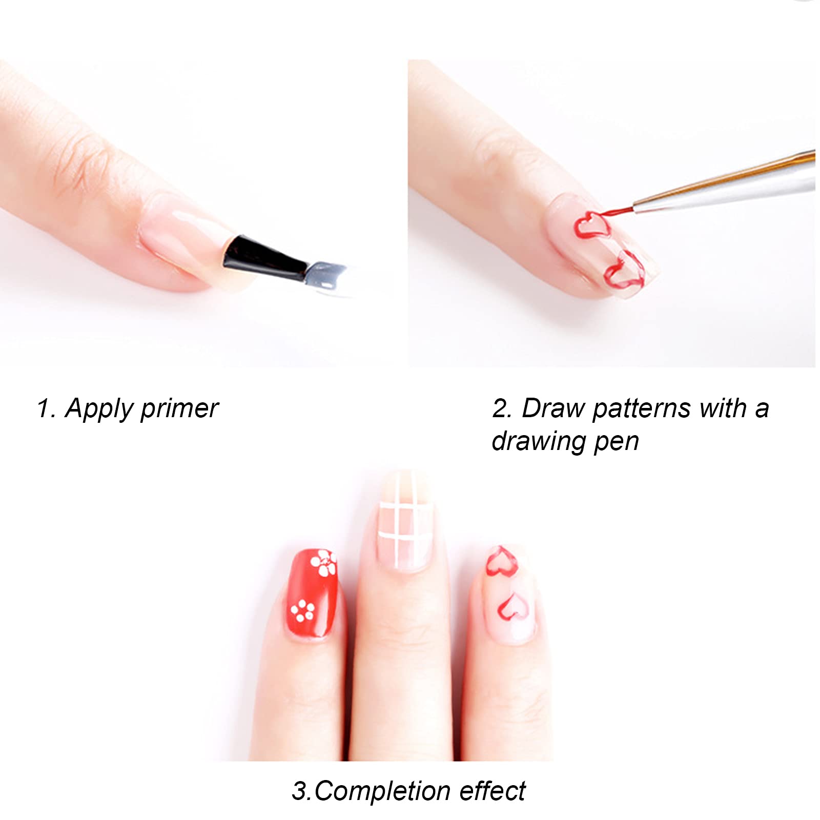 **15 Pcs Professional Nail Art Brush Set - Fan Brush & Liner Brushes for Gel Nails, DIY & Salon Use - Pink Nail Design Kit for Home, Manicure & Pedicure**