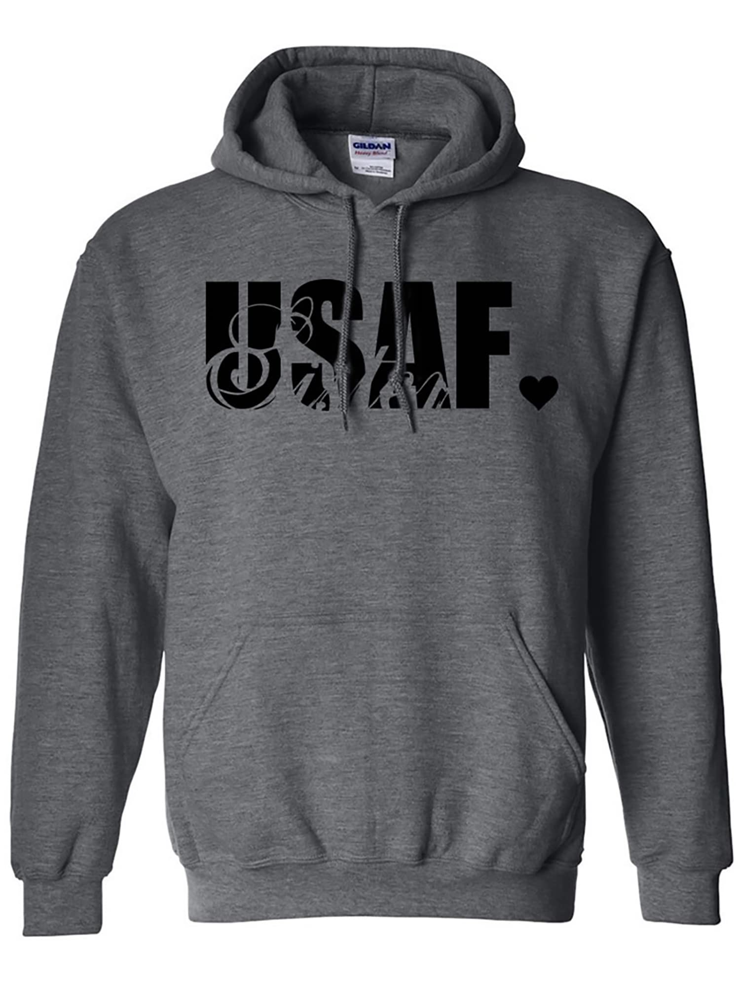 Zerogravitee USAF Sister Hooded Sweatshirt - Military Inspired Pullover for Women | Perfect for Casual Wear, Air Force Pride & Sisterhood Bonding