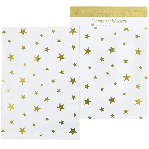 Gold Stars (White)