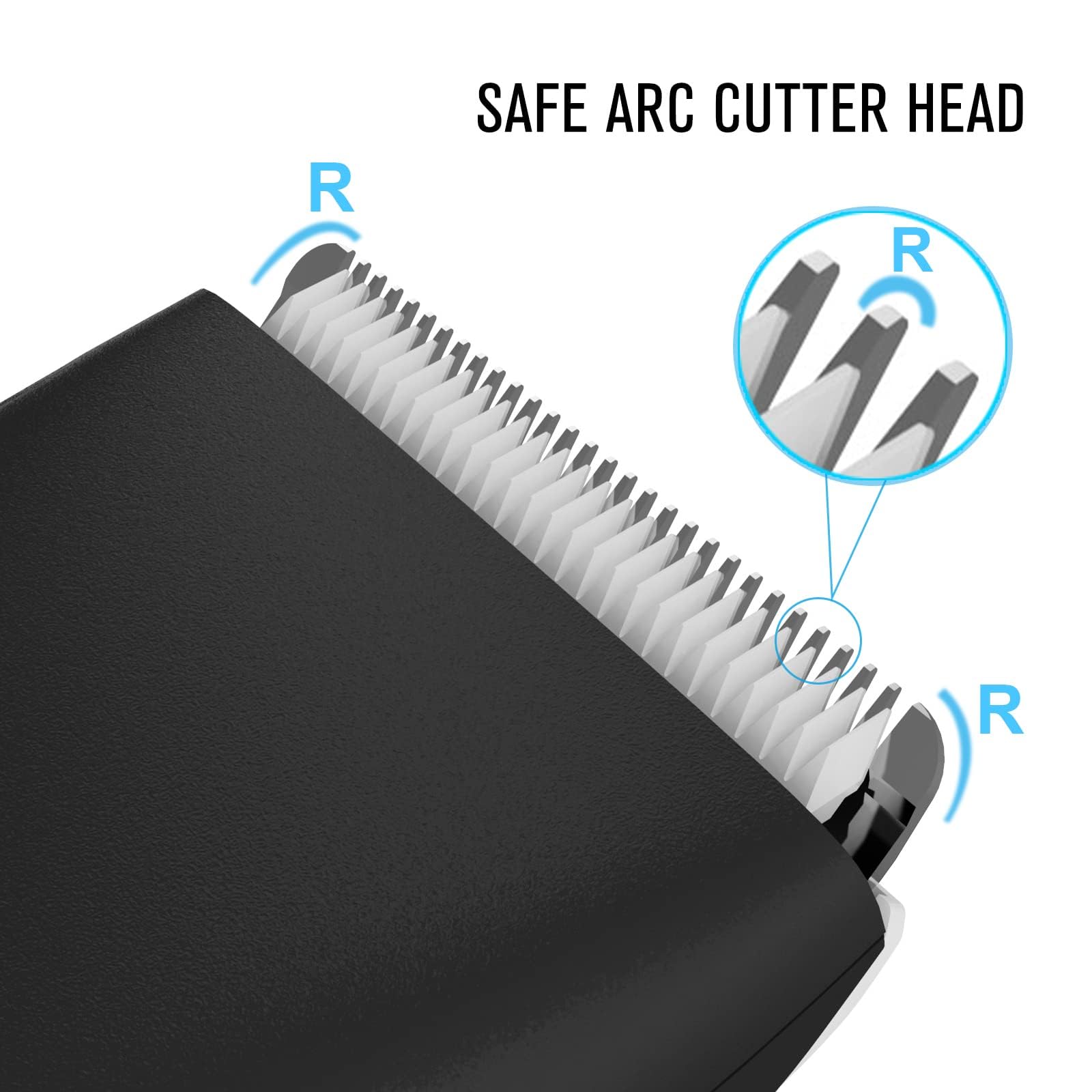 Kingsmile Electric Body Hair Trimmer for Men - Safe Pubic & Groin Hair Clipper with Replaceable Ceramic Blade, Waterproof Design & Charger Included | Perfect for Travel, Gym & Personal Hygiene Grooming