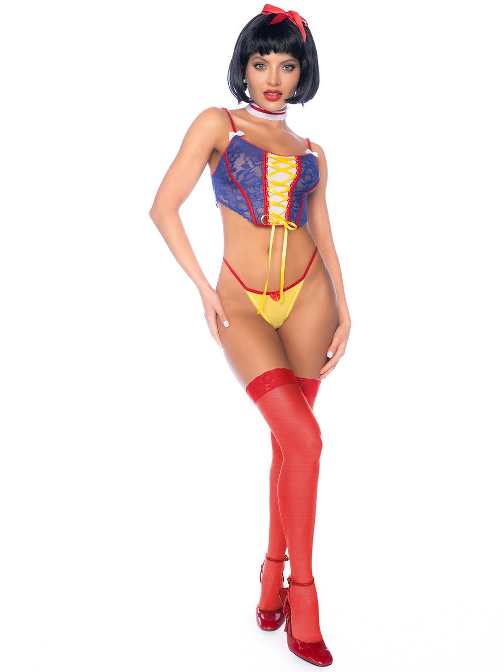 Mapale 60049 Poisoned Apple Fantasy Princess Costume - Perfect for Halloween, Cosplay, and Fairy Tale Themed Parties