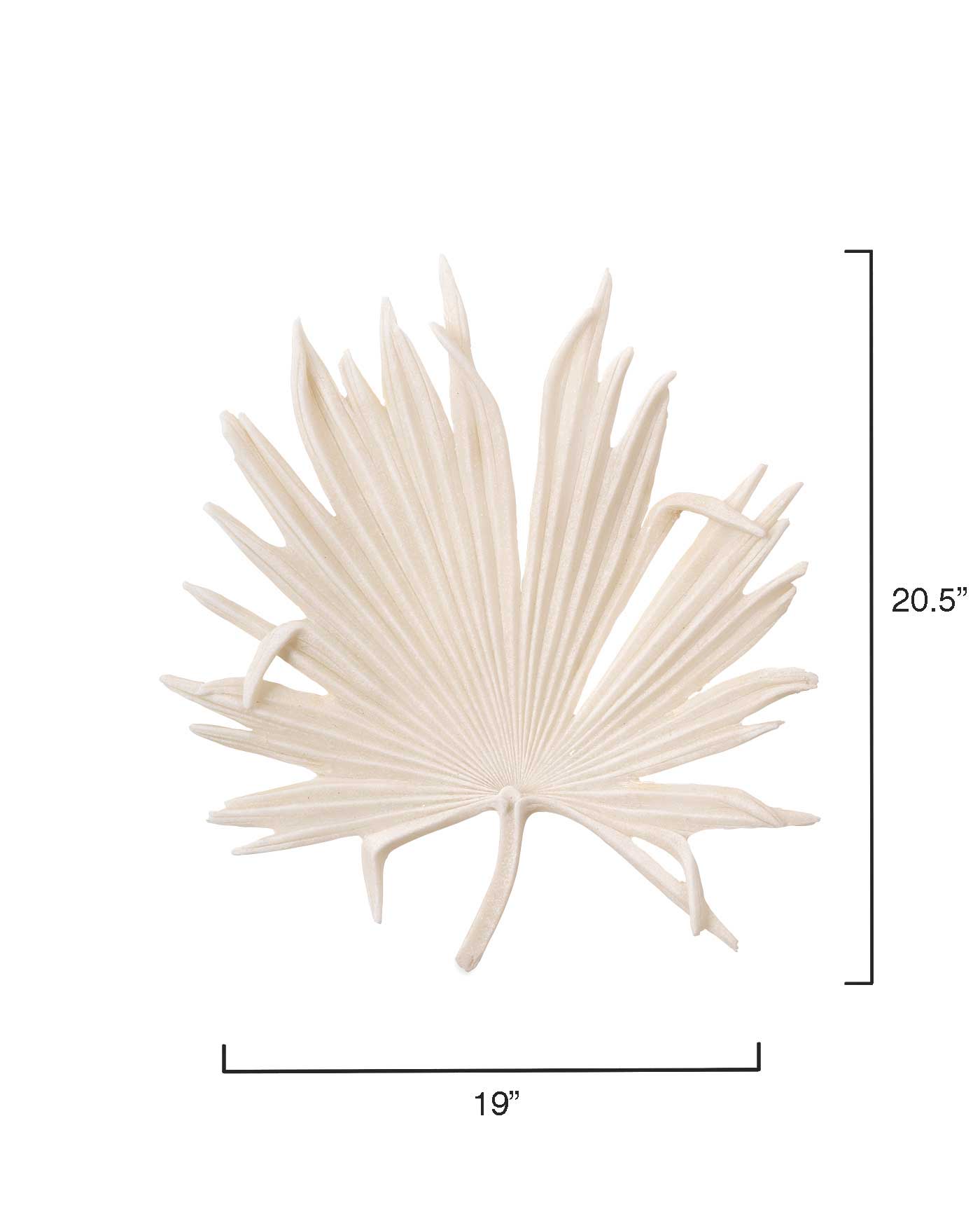 Tropical Island Leaf Wall Art - Medium Size Handmade Home Decor for Beach House, Living Room & Bedroom