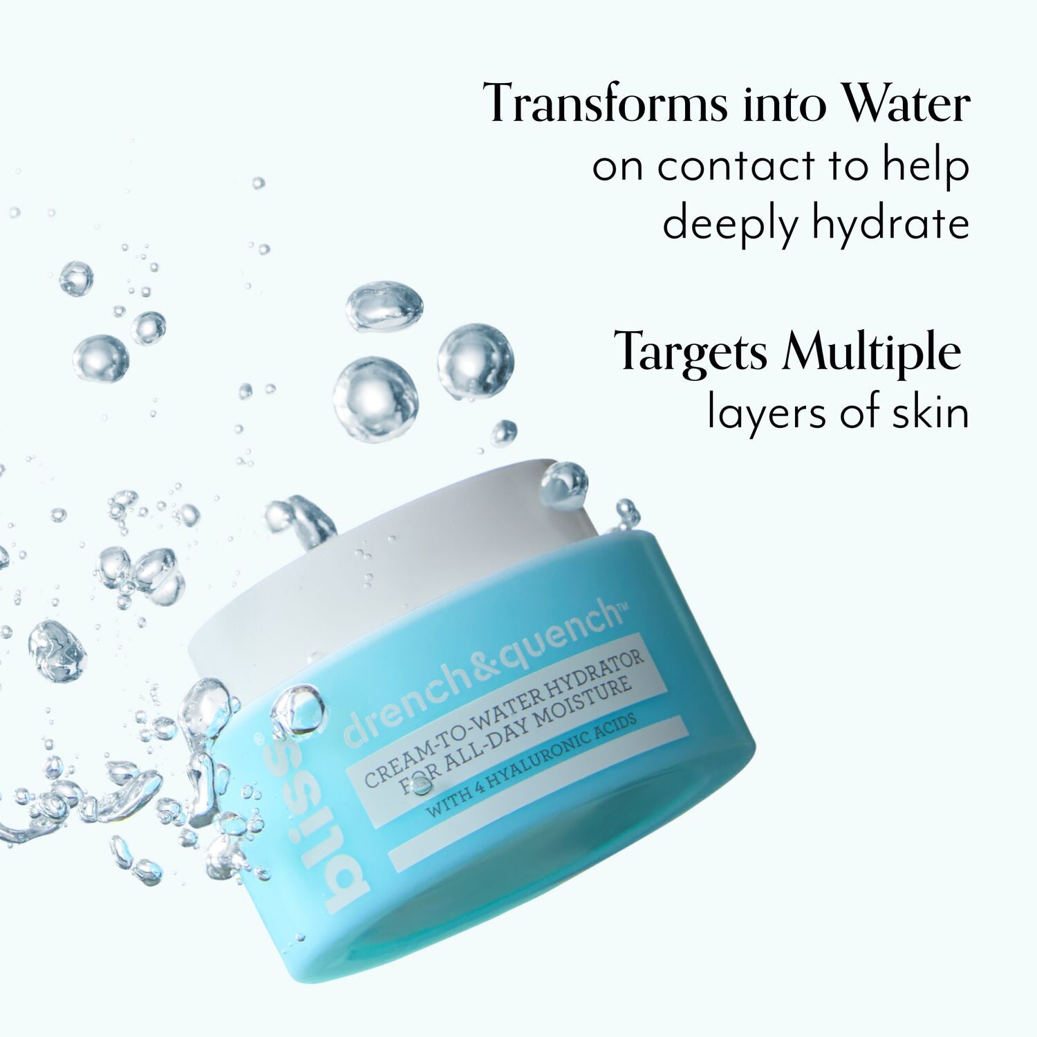 Drench & Quench All Day Moisturizer - Hydrating Face Cream for Dry Skin | Day & Night Use for Glowing Skin