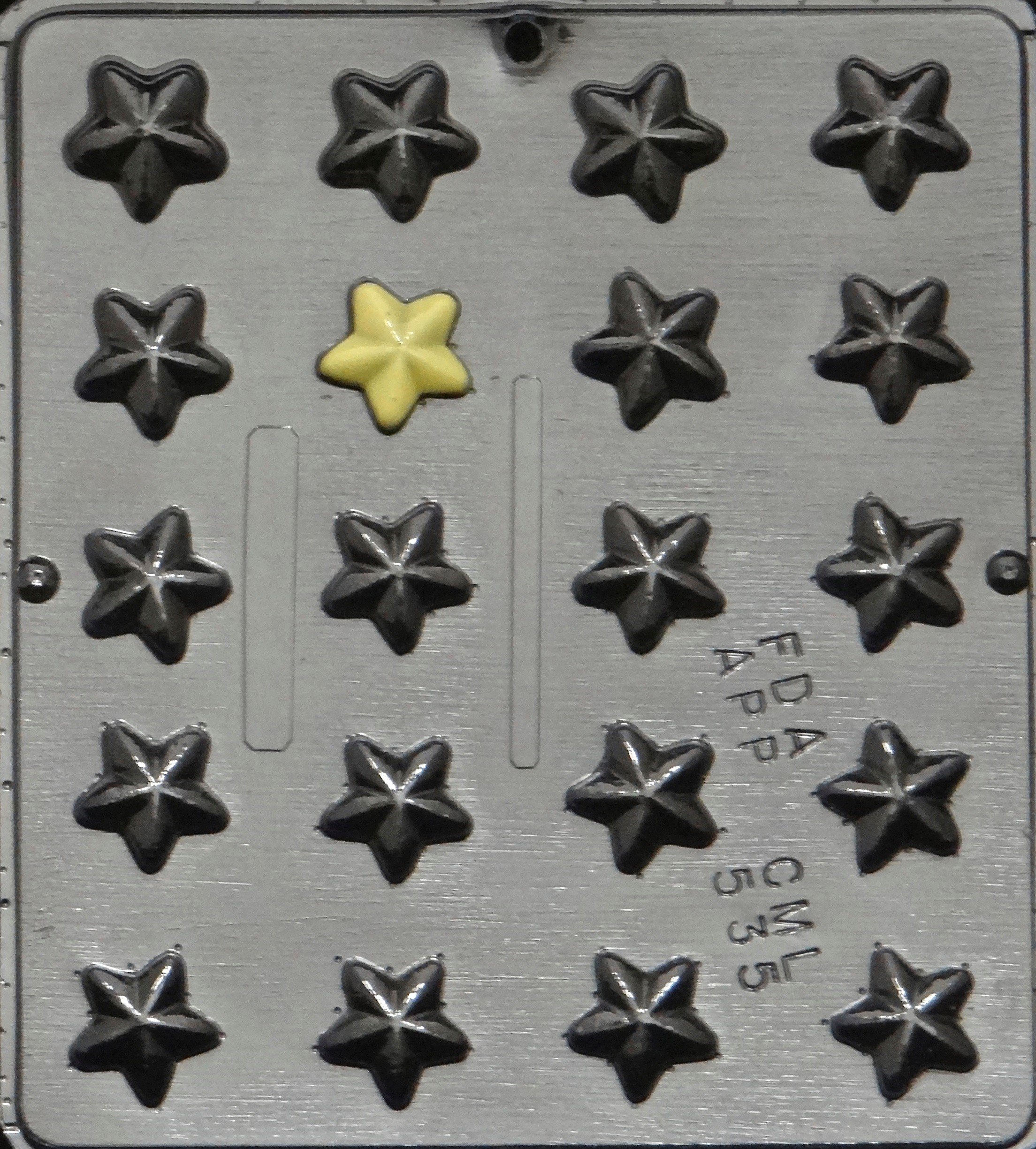 Premium Small Star Chocolate Candy Mold 535 - Silicone Baking Molds for DIY Candy, Chocolate, Soap & Resin Crafts - Perfect for Birthday Parties, Holiday Treats & Gift Making