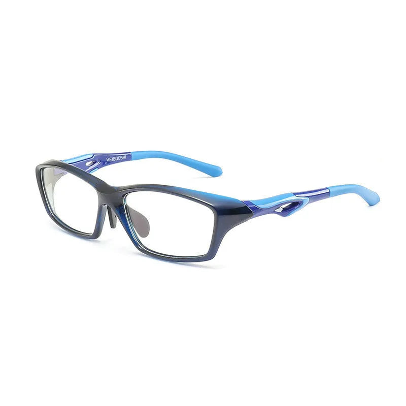 Brightzone Unisex Full Rim Square TR90 Ultem Sport Eyeglasses 71497 - Lightweight Durable Frames for Running, Cycling & Outdoor Activities