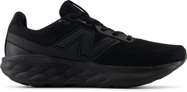 New Balance Men's 520 V9 Triple Black Running Shoes - Wide Width 2E - Lightweight Comfort for Jogging, Gym & Everyday Wear