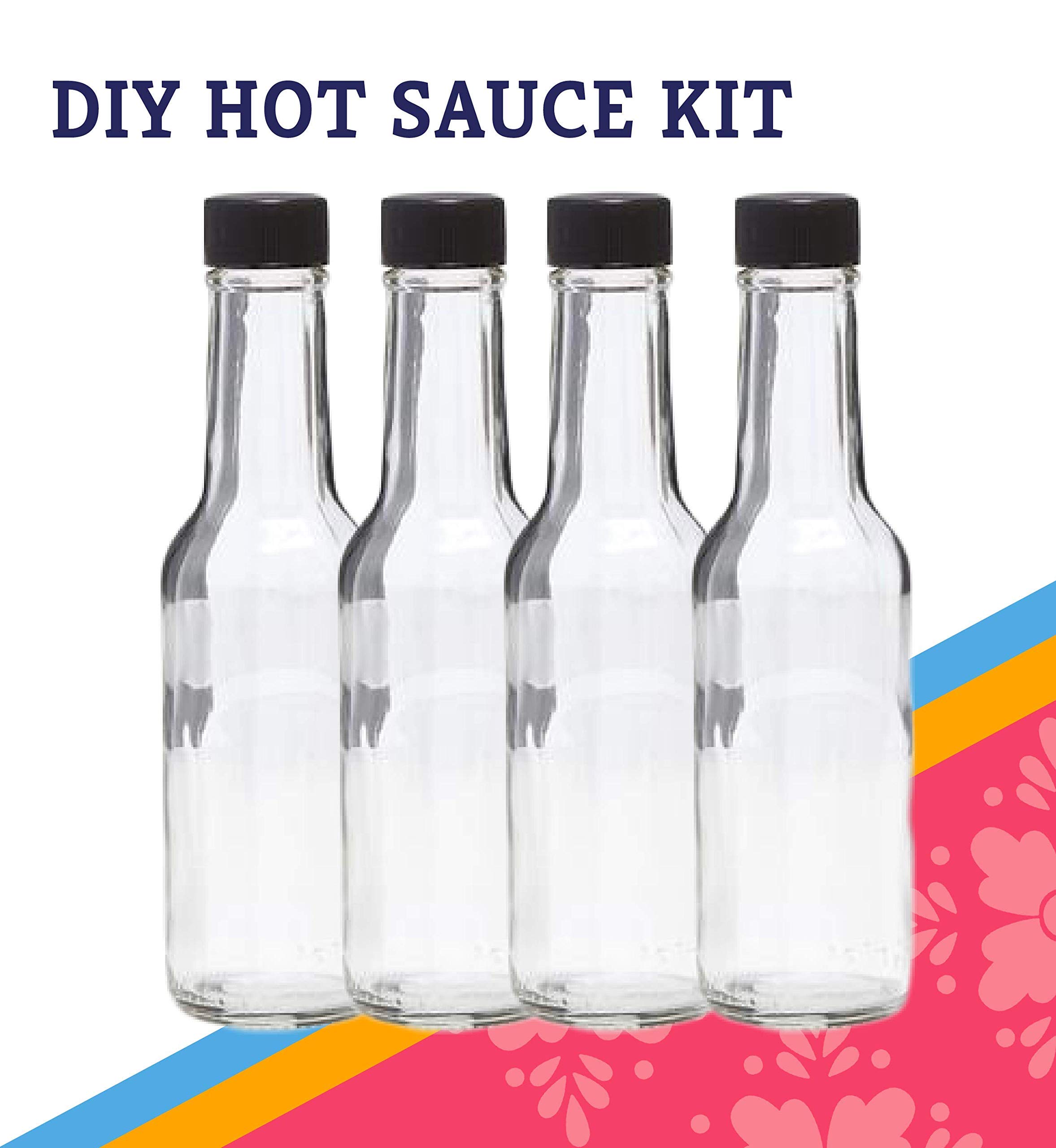 Easy DIY Hot Sauce Making Kit - Craft a Brew with 2 Unique Blends | Homemade Spicy Sauce Starter Set for Cooking, Gifts & Foodie Fun