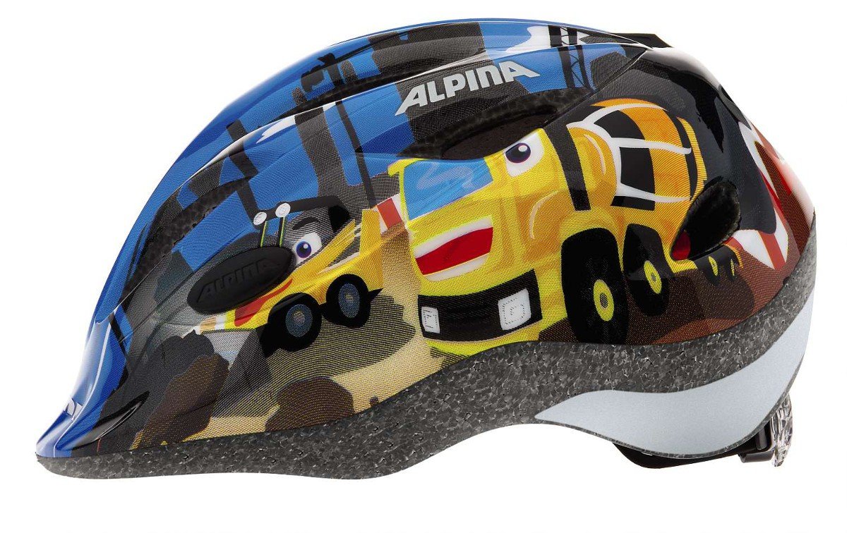 Alpina Gamma 2.0 Kids Bike Helmet - Lightweight Adjustable Safety Helmet for Boys & Girls - Perfect for Cycling, Scooters, and Skateboarding