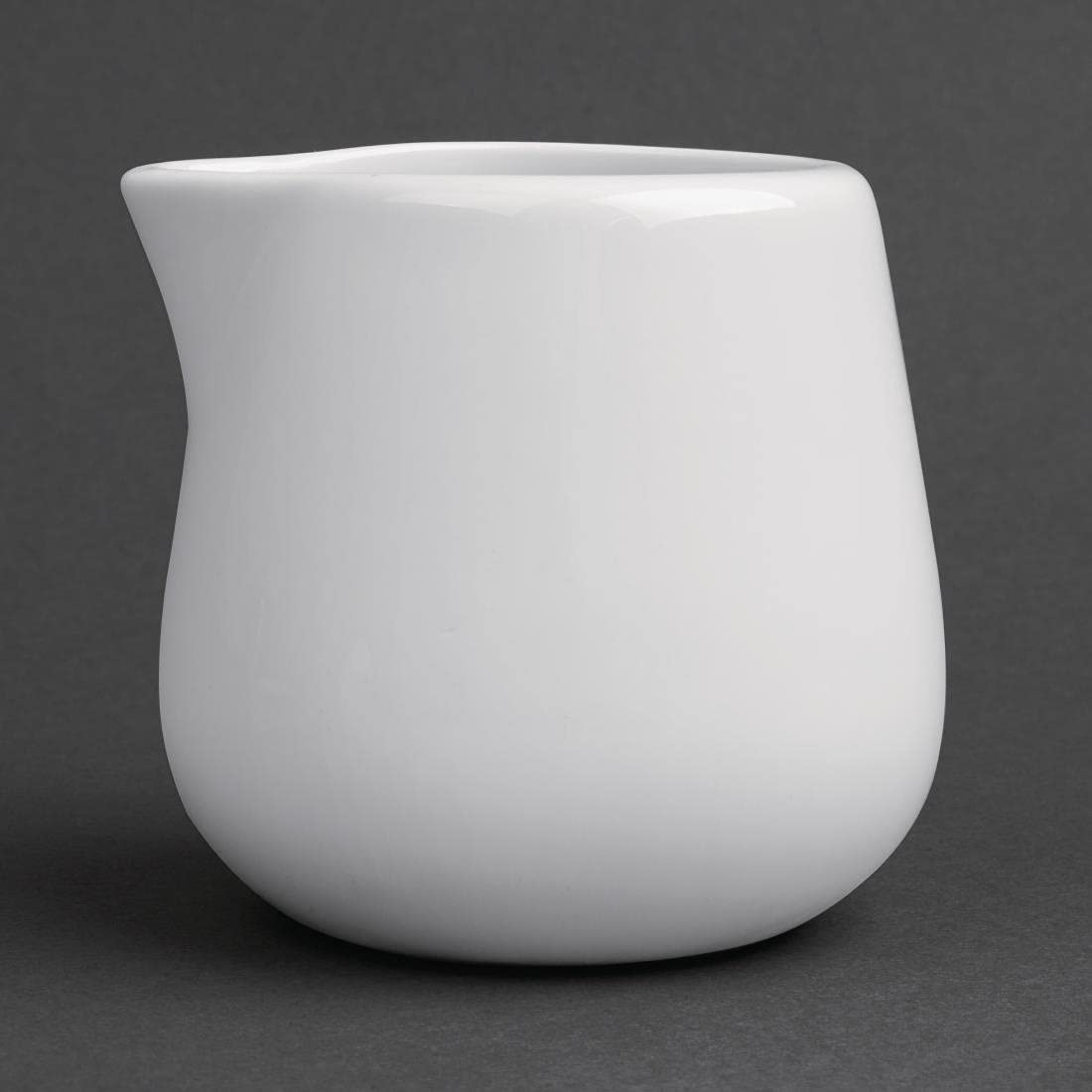 Premium Porcelain Cream and Milk Jugs Set - 12 Piece Whiteware Collection (8oz/228ml Each) - Elegant Tea & Coffee Serving Accessories for Restaurants, Cafes, and Home Entertaining