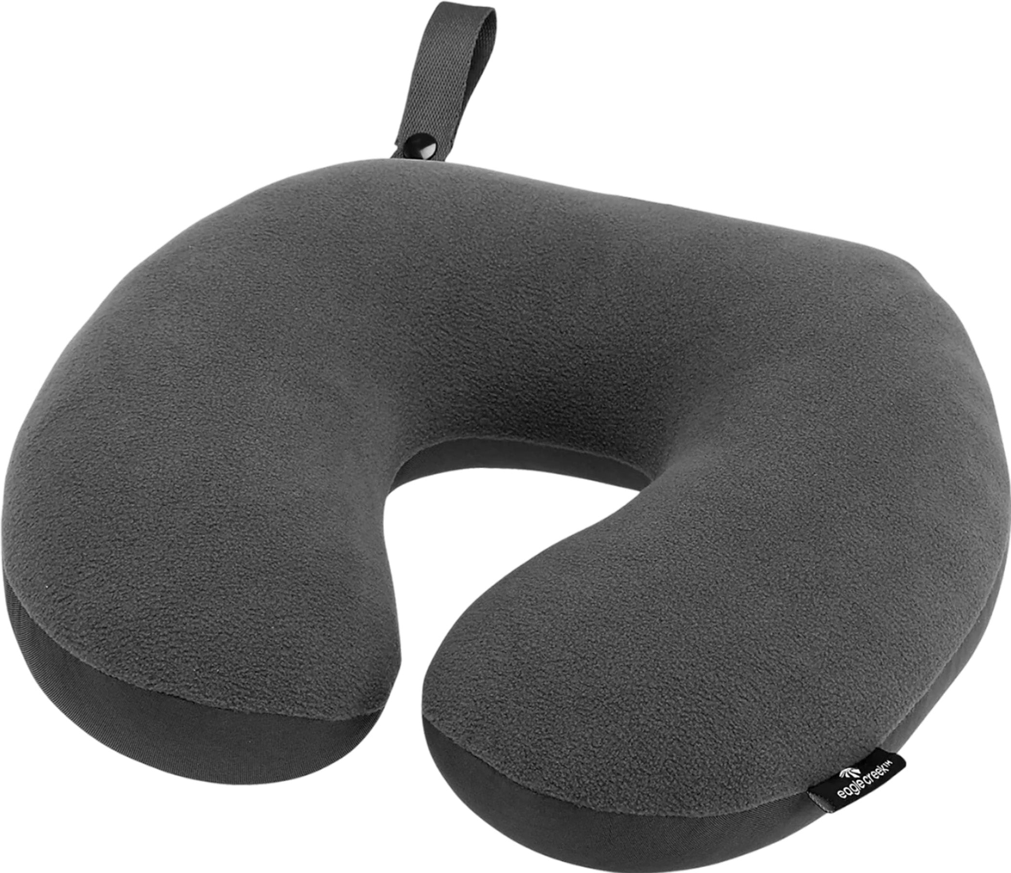 2 in 1 Travel Neck Pillow - Memory Foam Support for Airplane, Car & Office - Adjustable Comfort for Long Flights & Road Trips
