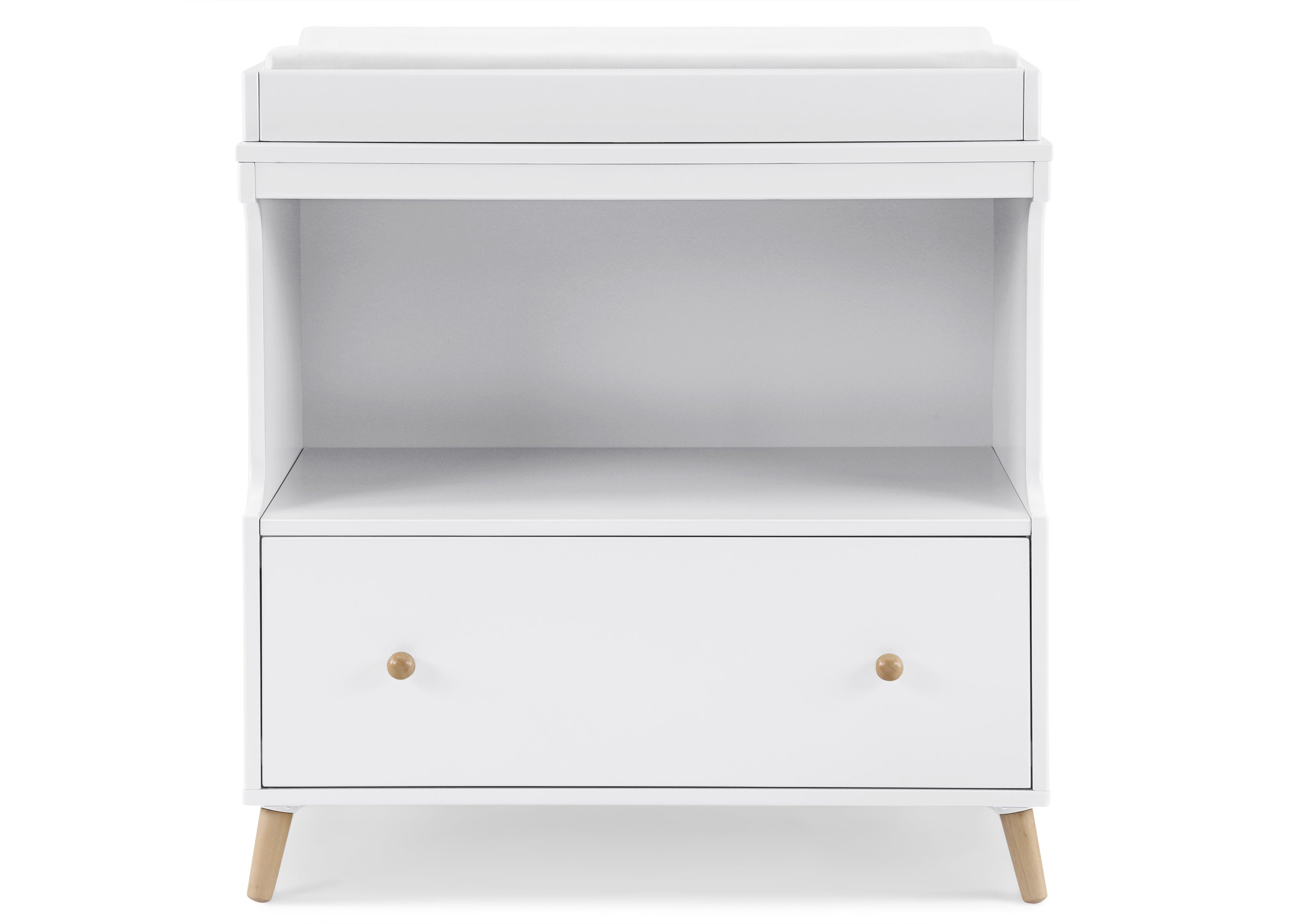 Essex Convertible Baby Changing Table with Storage Drawer - Nursery Dresser & Changing Station for Newborns & Toddlers