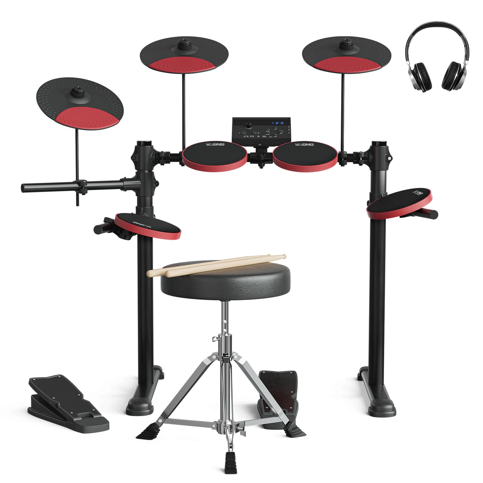 UMOMO Electric Drum Kit with 10