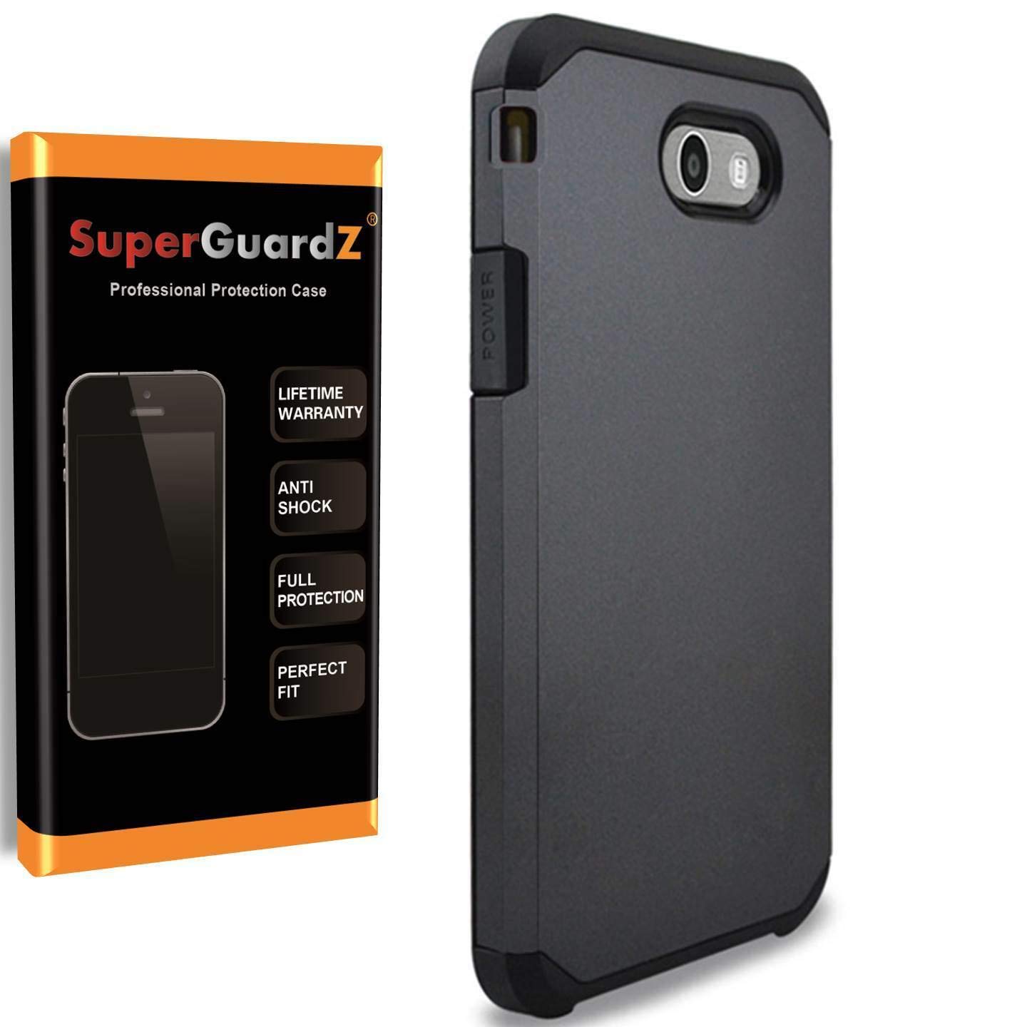 SuperGuardZ Heavy Duty Shockproof Case for Samsung Galaxy J7 Sky Pro & J7 (2017) - Slim Protective Armor Cover | Perfect for Outdoor Activities, Work & Everyday Use