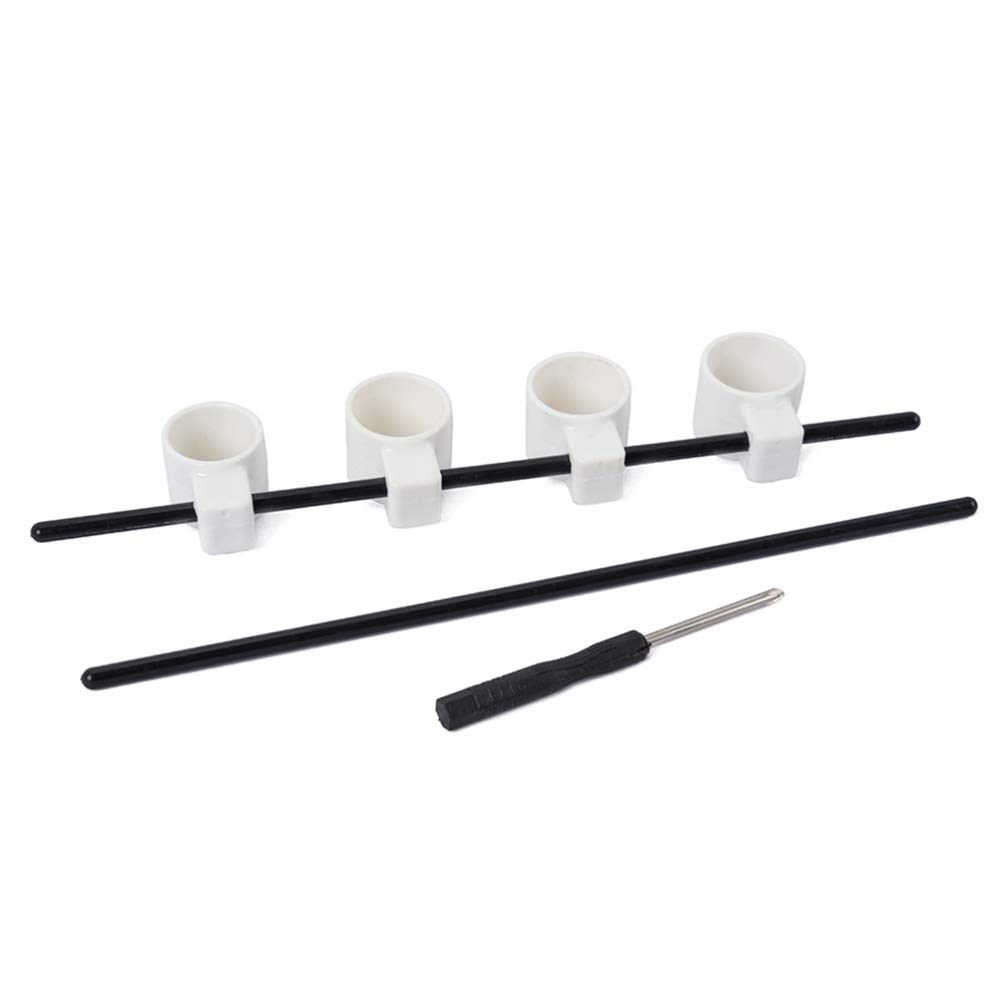 Milisten V Guitar Finger Trainer - Adjustable Plastic Finger Expansion Sleeve for Beginner Guitarists | Improve Finger Strength & Dexterity | Perfect for Practice, Warm-ups & Acoustic/Electric Guitar Training