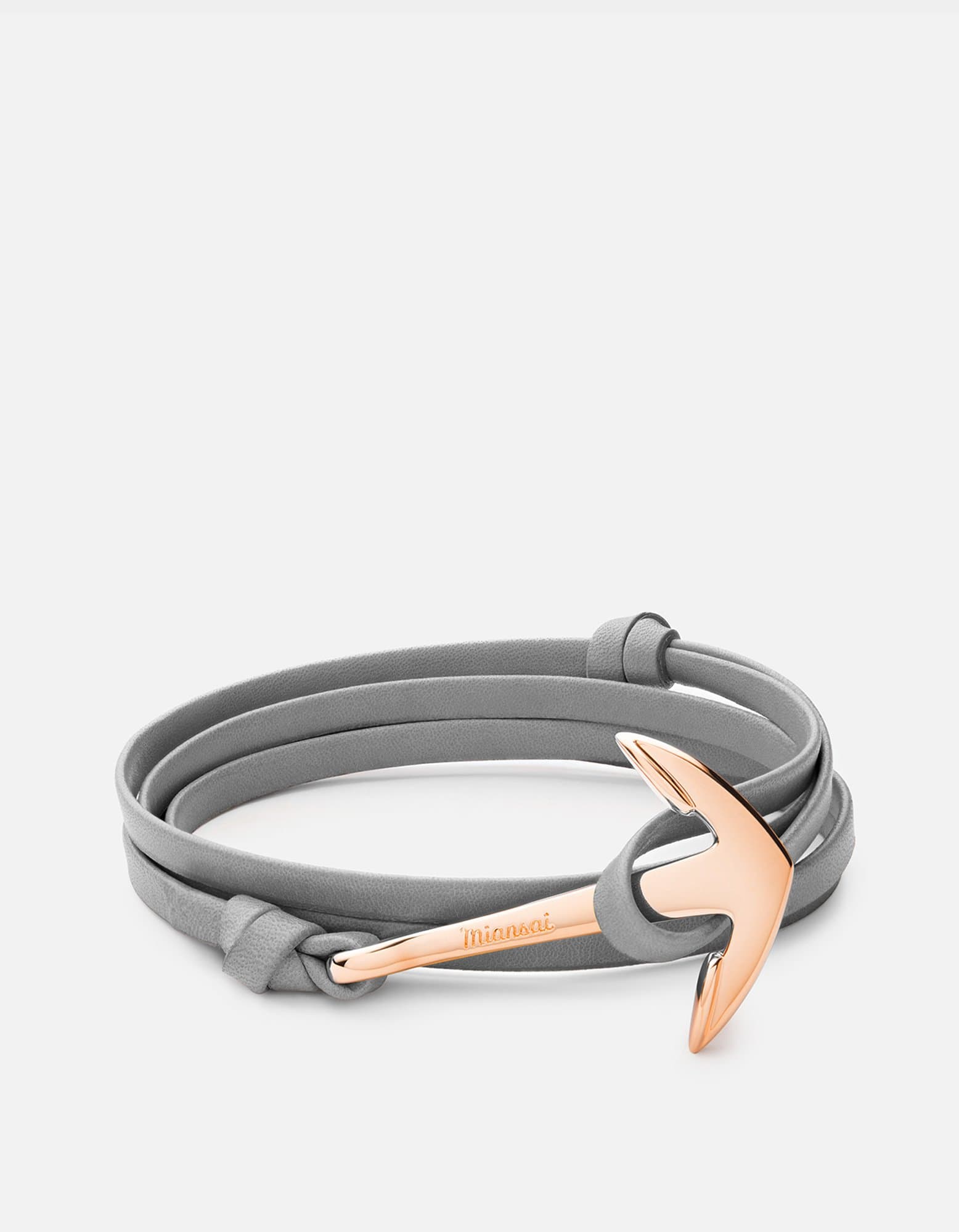 Premium Genuine Leather Anchor Keychain - Rose Gold Finish - Perfect for Gifts, Travel & Nautical Decor
