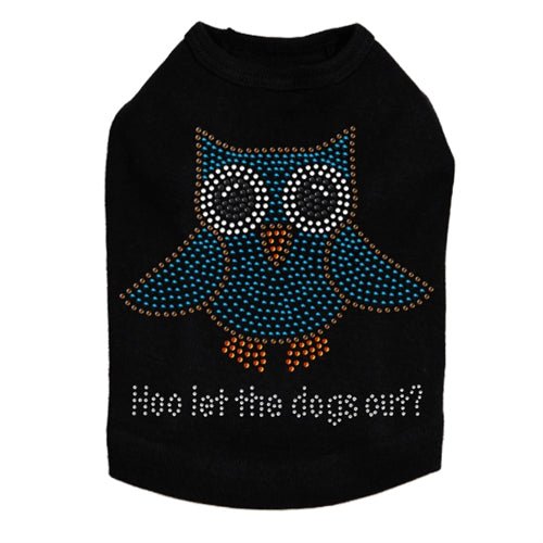 Blue Owl 'Who Let the Dogs Out' Funny Dog Tank Top - Multiple Colors for Pet Lovers & Casual Wear