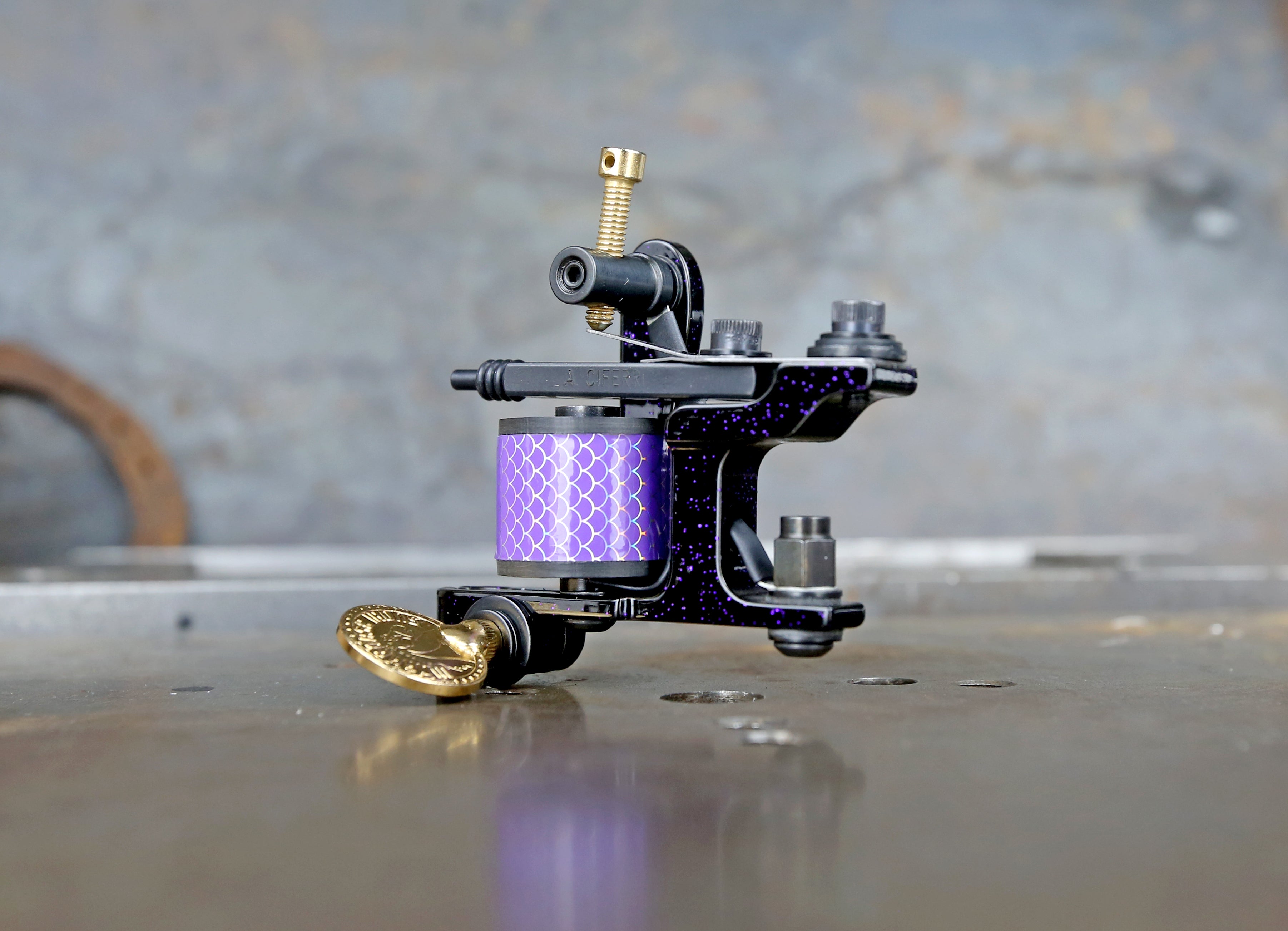 Adam Ciferri V3 Ghost Dog Liner - Limited Edition Black Purple Flake Fishing Lure for Bass and Trout | Perfect for Freshwater and Saltwater Fishing