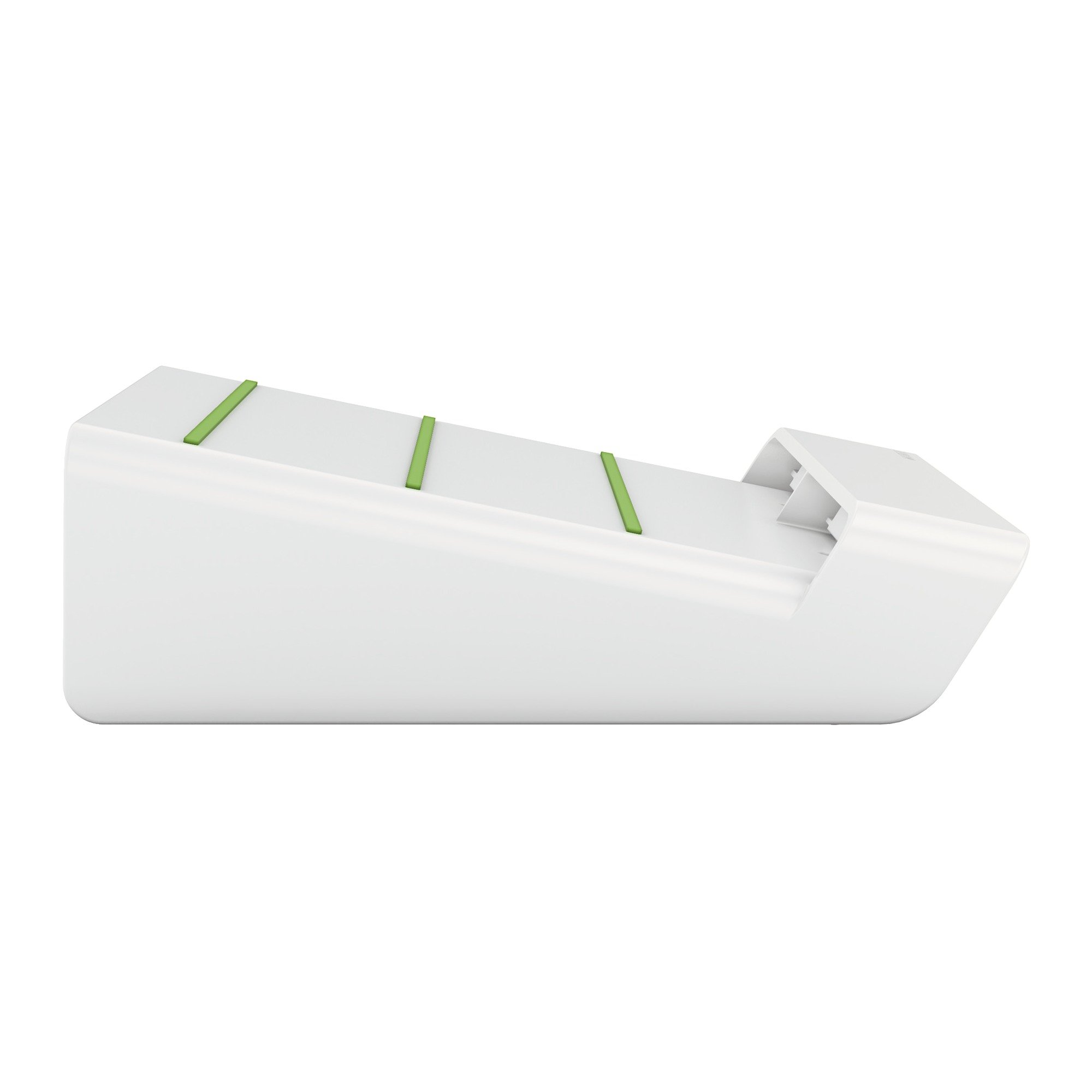 Leitz 2-Port USB Charger with Stand | Fast Charging Station for iPhone & Android | Home & Office Desk Organizer | White (Model 64450001)