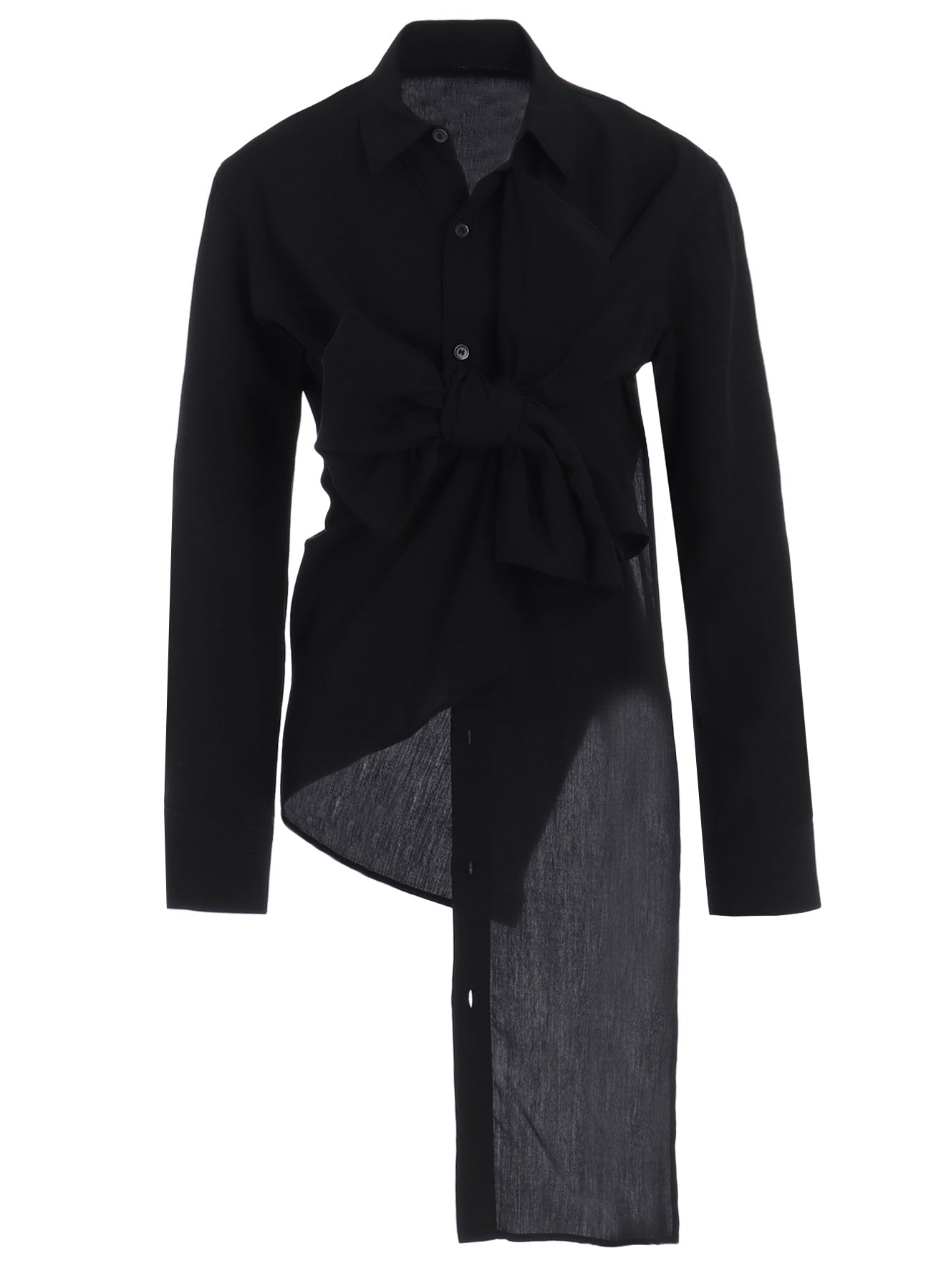 Stylish Cellulose Poplin Blouse with Front Knot Detail - Perfect for Office Wear & Casual Outfits