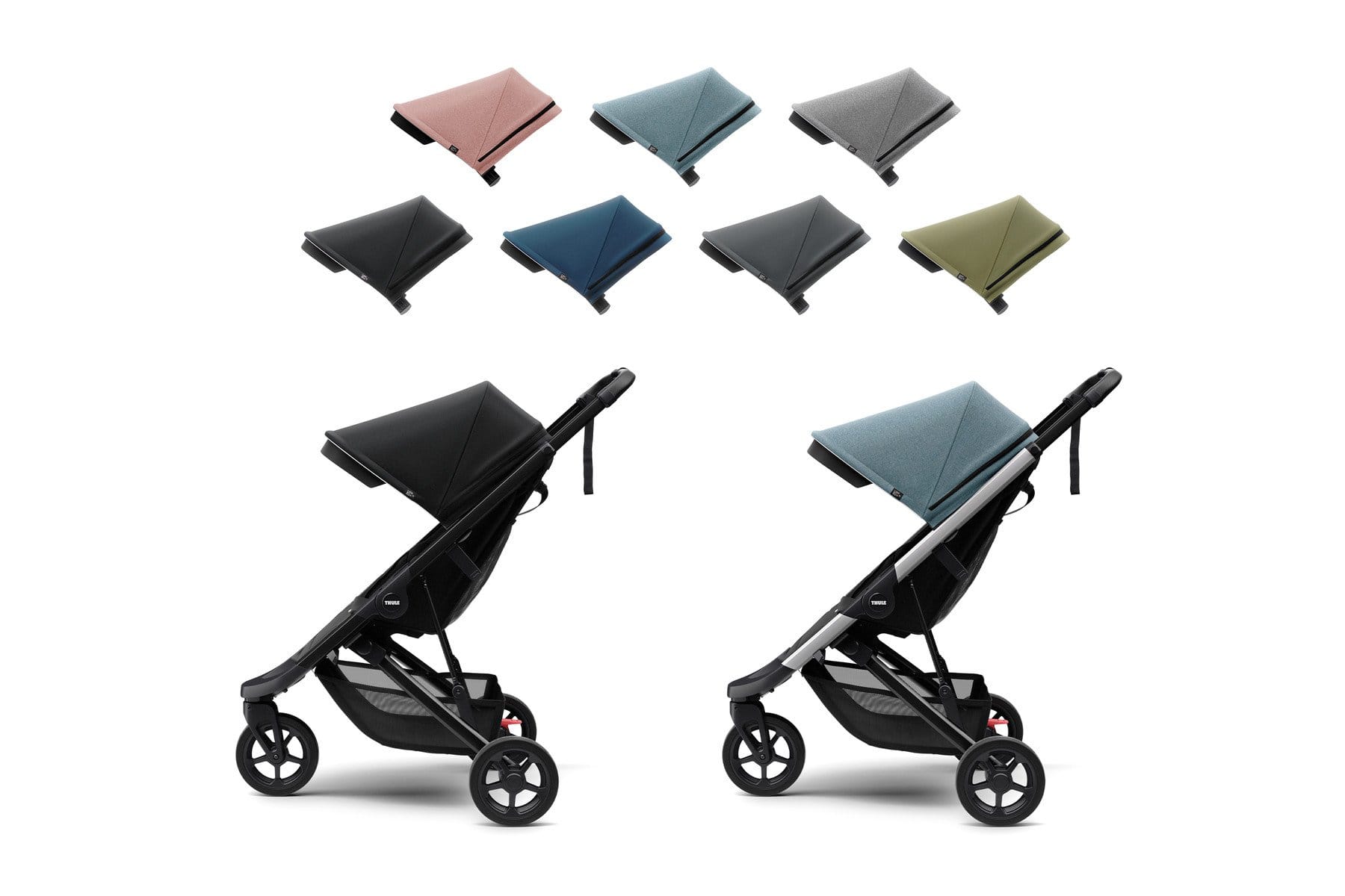 Thule Spring Stroller - Lightweight Compact Travel Stroller for Toddlers | Easy Fold & Carry | Perfect for Air Travel, Shopping & City Walks