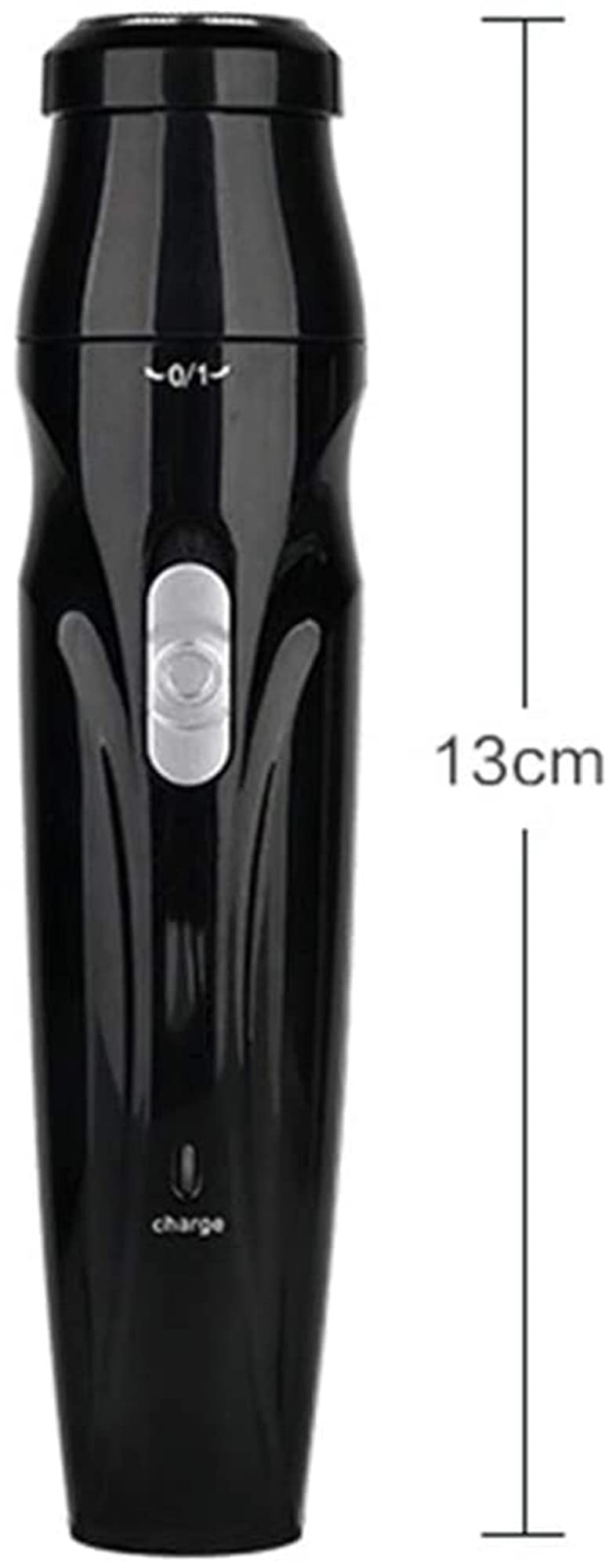 QIYUDS USB Rechargeable Nose Hair Trimmer - Painless Electric Hair Removal for Nose, Eyebrows, Face, Underarm & Bikini Line - Waterproof Grooming Kit for Men & Women - Perfect for Travel, Gym & Daily Personal Care