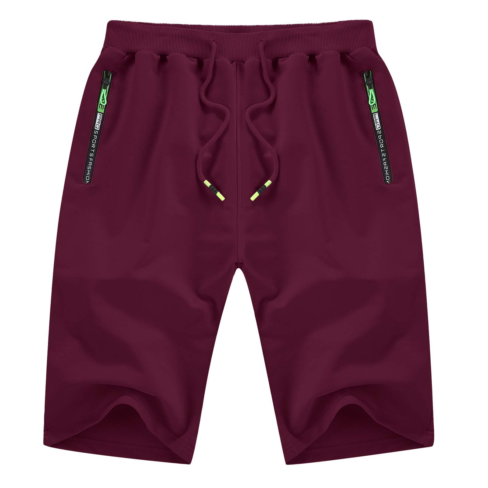 YTD Men's Classic Fit Drawstring Shorts - Elastic Waist Comfortable Casual Summer Shorts with Pockets | Perfect for Beach, Gym, and Outdoor Activities