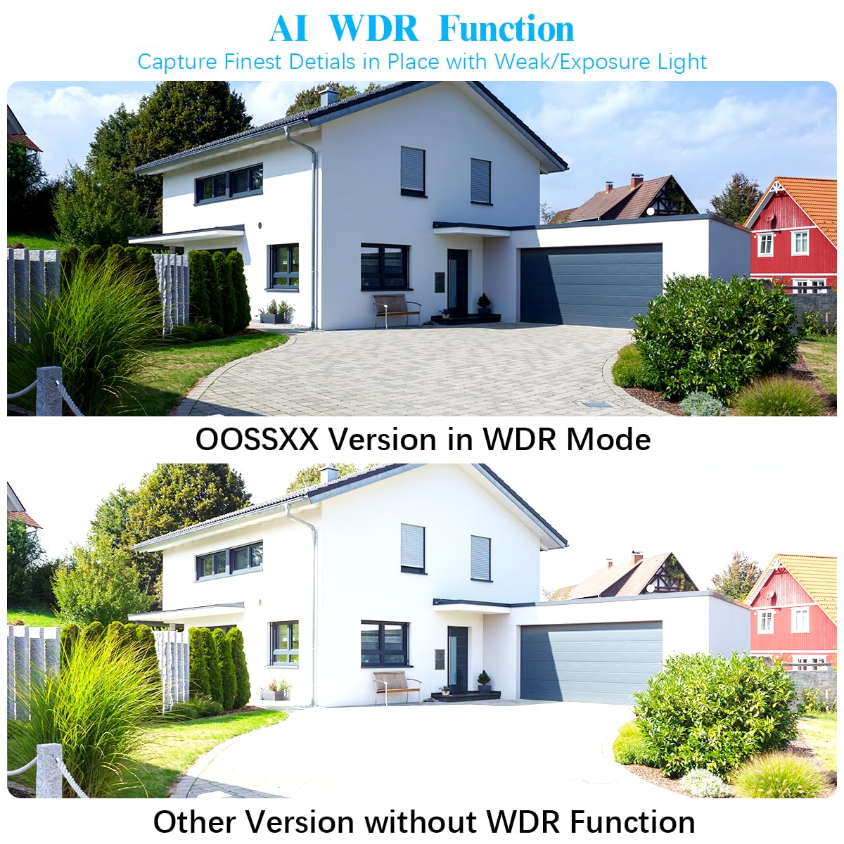 5MP Wireless Outdoor Security Camera with 10