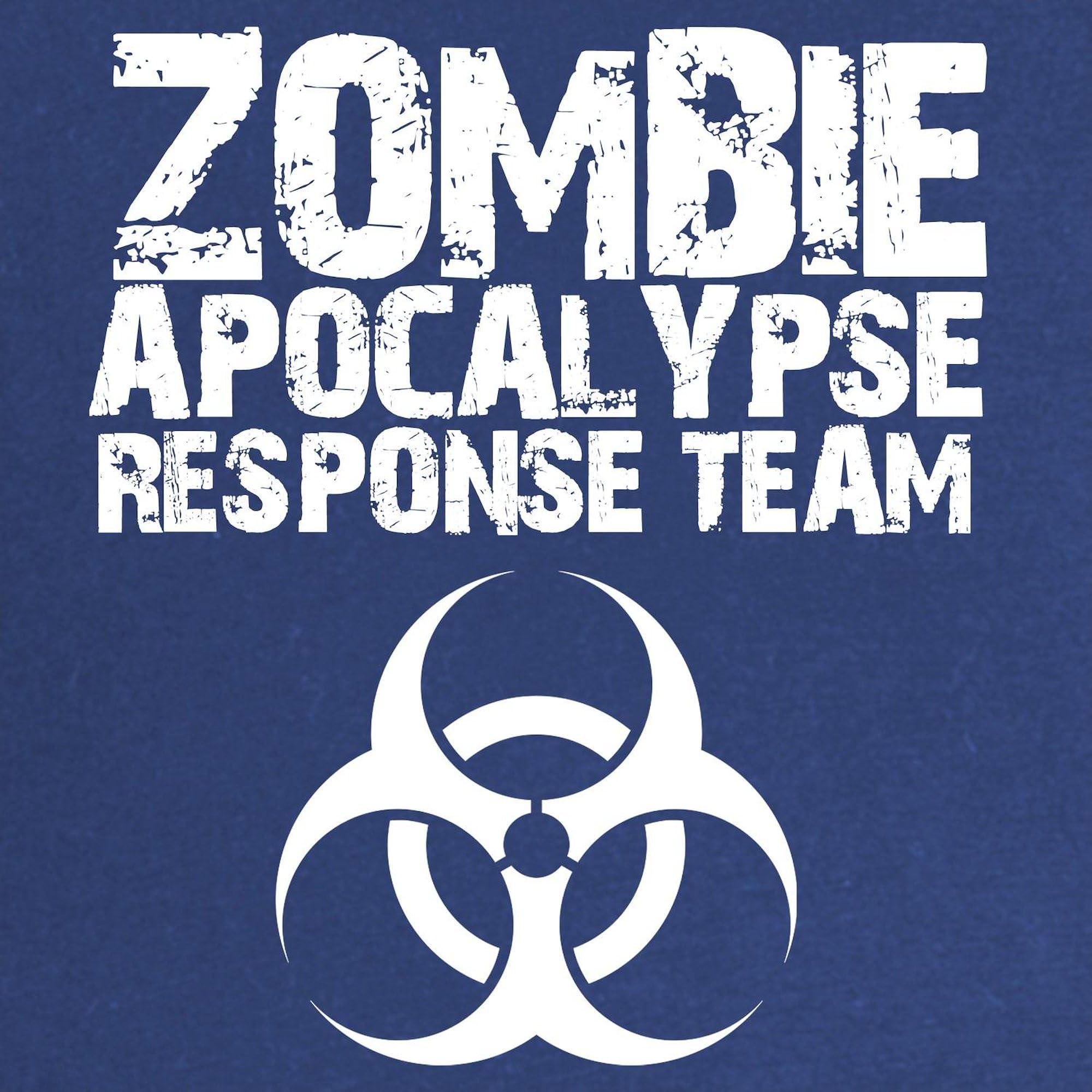 CDC Zombie Apocalypse Response Maternity T-Shirt for Women - Dark Ruched Side Tee for Pregnancy Comfort | Perfect for Halloween, Cosplay & Funny Maternity Outfits