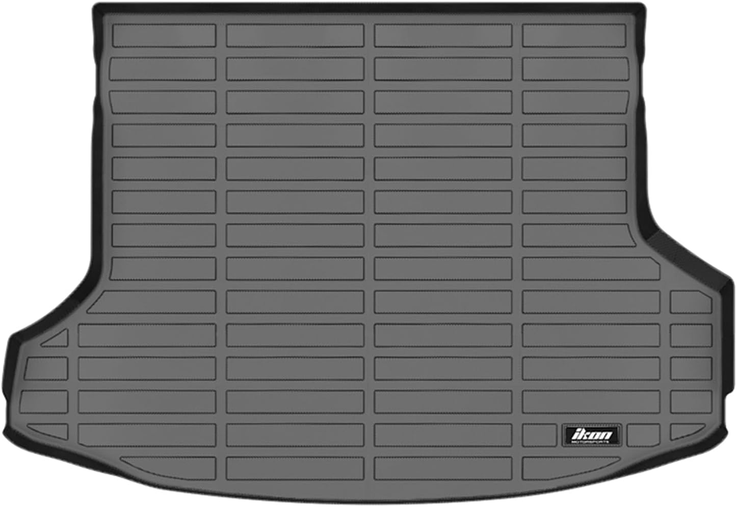 IKON TRUNK MAT for 2022-2025 Hyundai Genesis GV70 - Black 3D Molded Cargo Liner TPE Waterproof Trunk Protector | Perfect for Road Trips, Grocery Hauling & Pet Transport