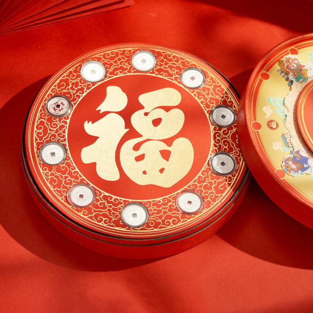 Tiger Year Lantern - Five Tigers Auspicious Lantern for Chinese New Year Decorations | Perfect for Home, Office & Festival Celebrations