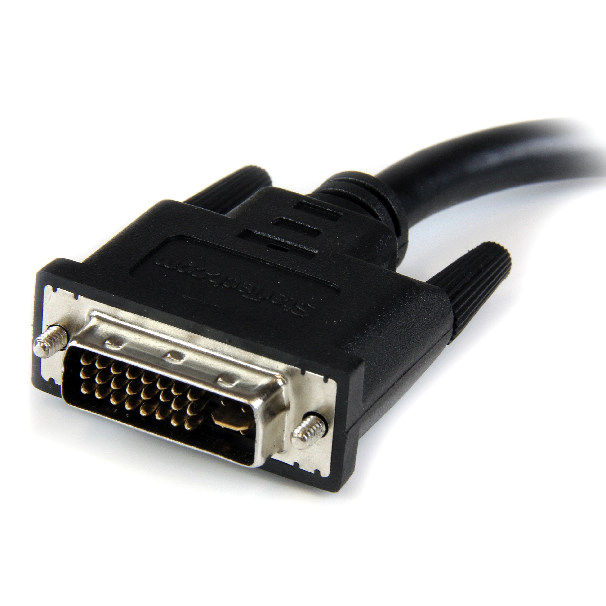 8in DVI to VGA Cable Adapter - DVI-I Male to VGA Female Converter Dongle for Monitor, Projector, HDTV (DVIVGAMF8IN) - Perfect for Office, Home Theater & Gaming Setup