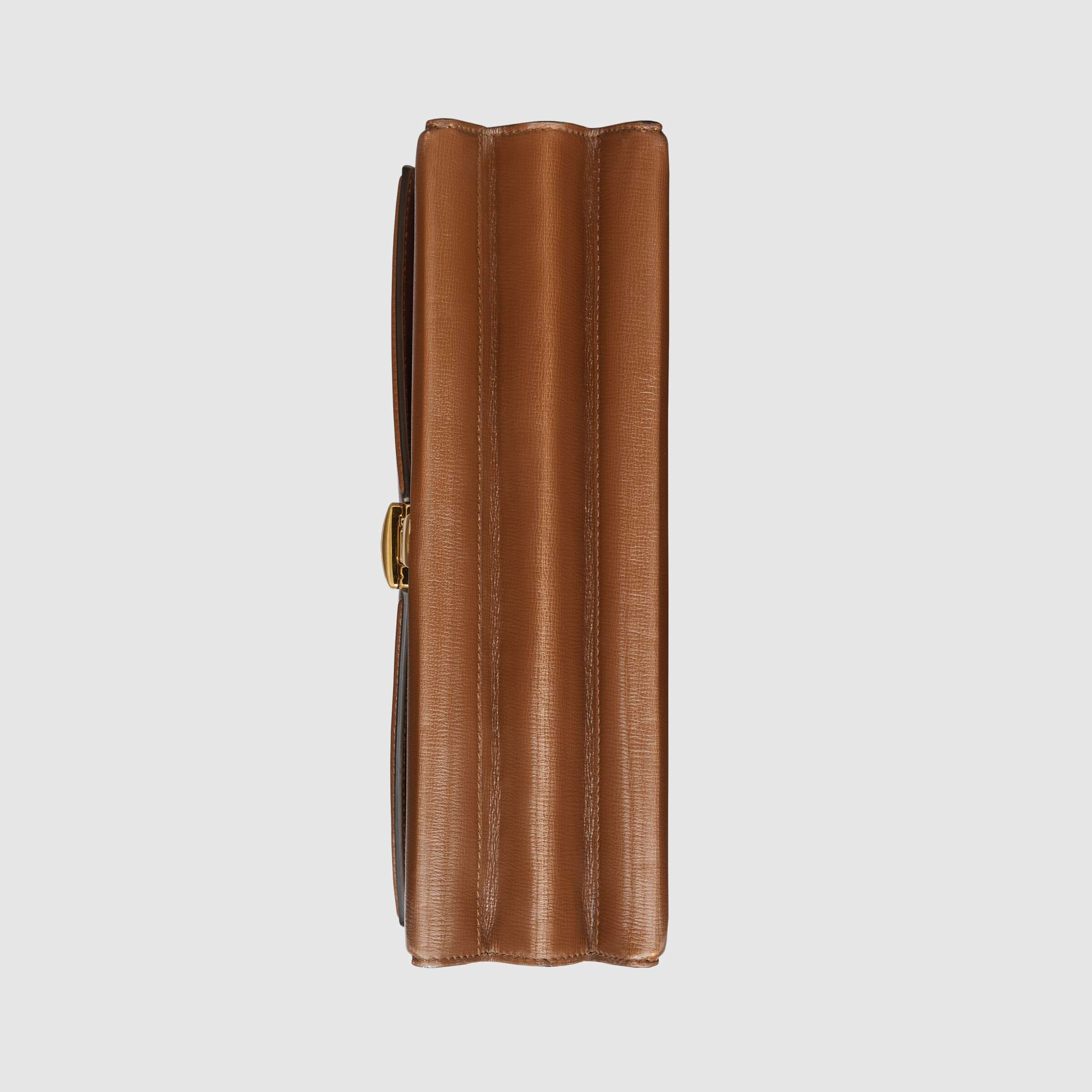 Gucci Sylvie 1969 Small Leather Top Handle Handbag in Brown | Luxury Designer Crossbody Bag for Women | Perfect for Work, Date Night & Special Occasions