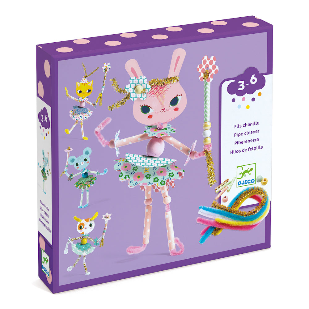Djeco My Fairies Threading Toy - Creative Lacing Game for Kids, Fine Motor Skills Activity - Perfect for Preschool Learning & Imaginative Play