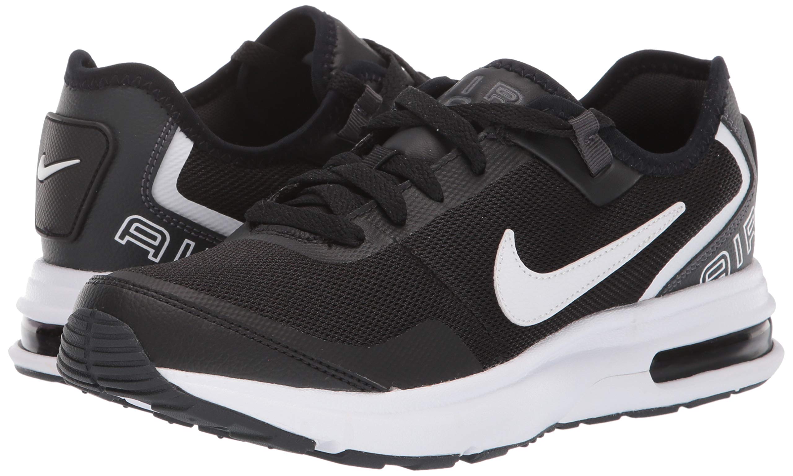 Nike Air Max LB Big Kid's Running Shoes - Black/White (AA3507-001) - Size 6 M US - Comfortable Sneakers for Boys & Girls - Perfect for School, Sports & Everyday Wear