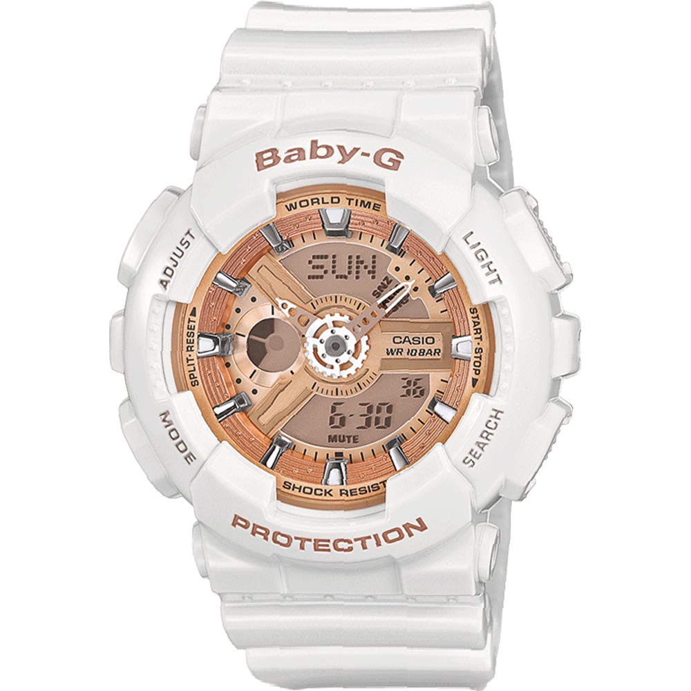 Casio Baby-G Classic Women's Digital Watch - Shock & Water Resistant Resin Sport Watch with Alarm, Timer & LED Light - Perfect for Running, Swimming & Outdoor Activities