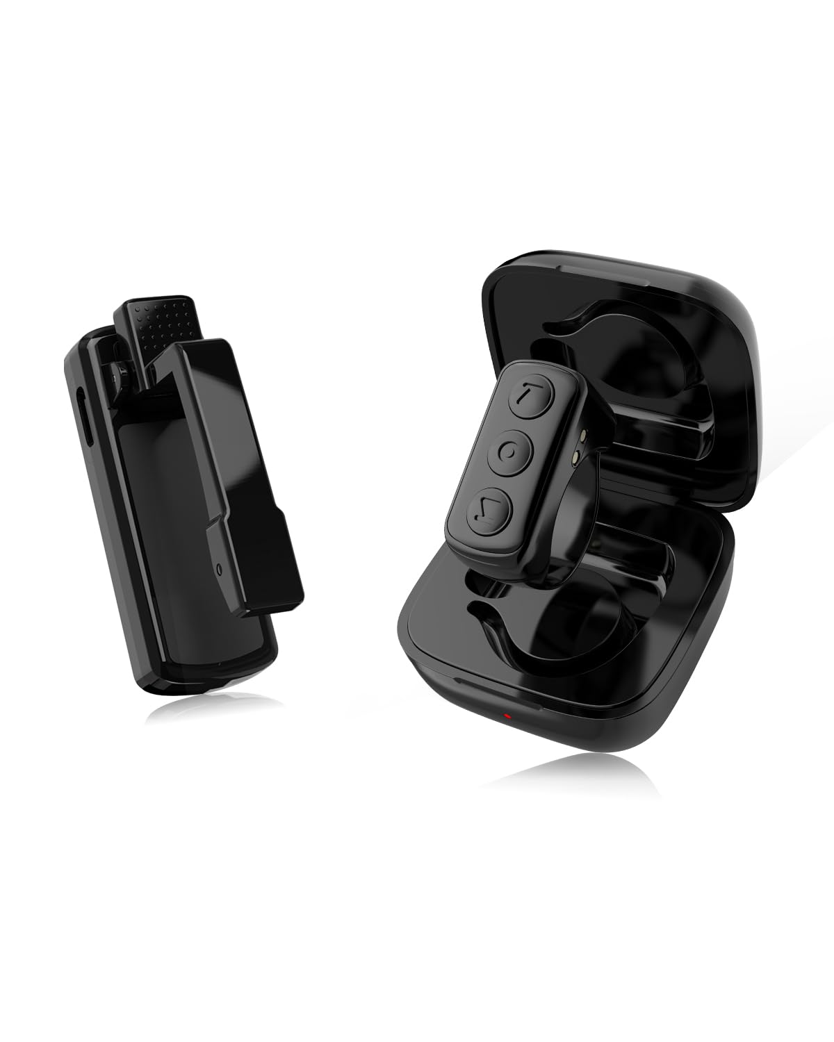 ADZERD Wireless Page Turner Remote for Kindle Paperwhite, iPad, iPhone & Tablets - Multifunction Clicker for Reading, TikTok Scrolling & Camera Remote Control (Black) - Perfect for Hands-Free Reading, Video Watching & Content Creation