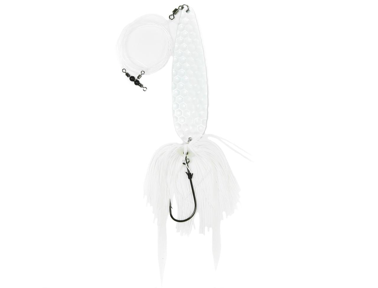 Jigging World Fluke Spoon Rigs - Premium Saltwater Fishing Lures for Fluke, Flounder & Sea Bass - Perfect for Inshore & Offshore Angling