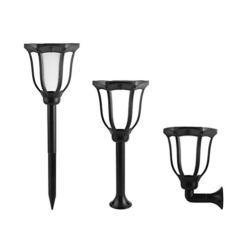 TOPCHANCES 10 Pack Solar Pathway Lights - Waterproof Outdoor Solar Powered Garden Lights with Auto On/Off, 8 Color Changing LED Landscape Lighting for Lawn, Patio, Yard, Walkway | Perfect for Driveway, Backyard, Deck & Garden Decoration