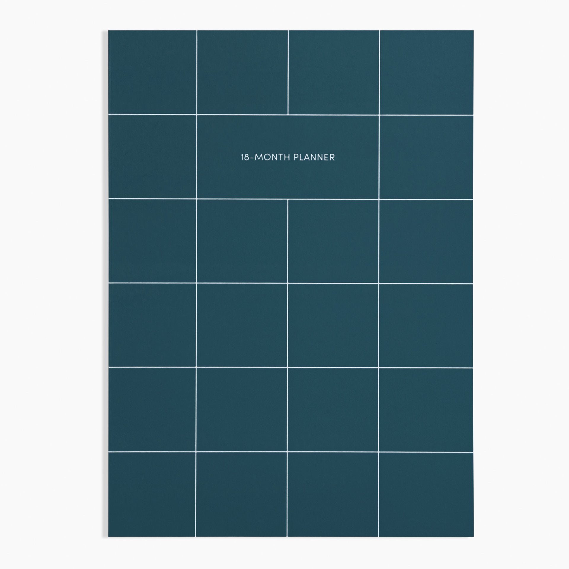 18-Month Planner 2024-2025 - Teal Blue Undated Weekly & Monthly Calendar - Perfect for Work, School, College Students & Office Organization