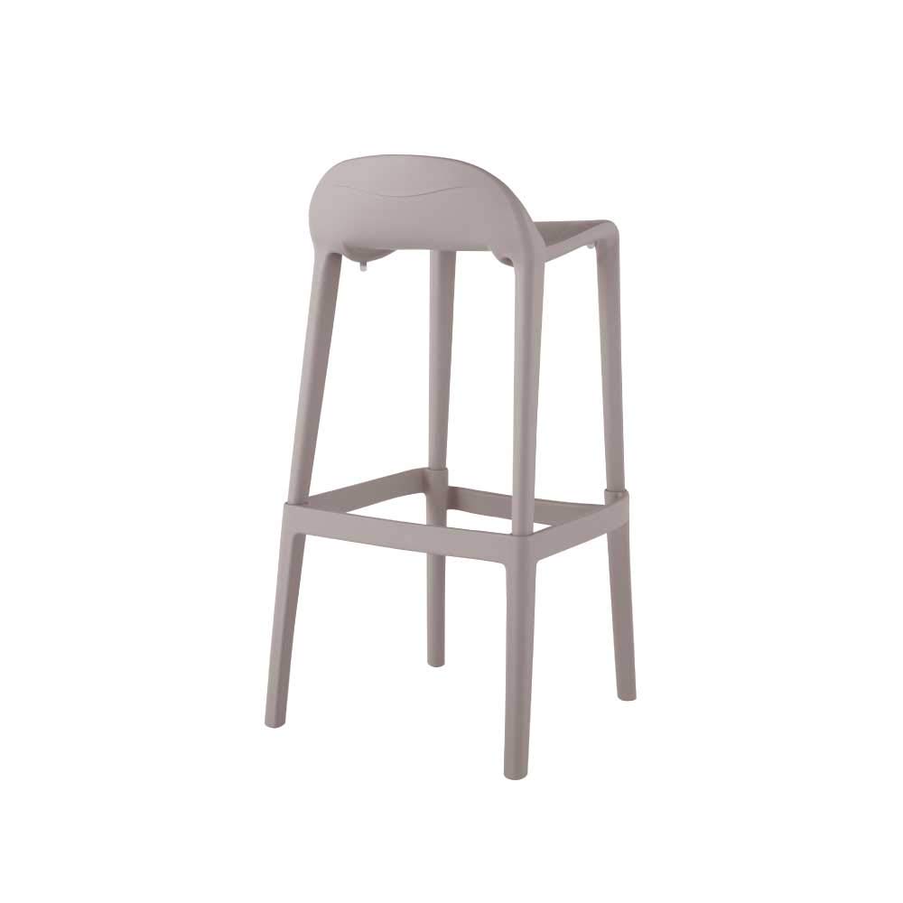 Lagoon Joyous Antique Rose Resin Bar Stools Set of 2 - Outdoor Patio Furniture for Garden, Poolside & Backyard Decor