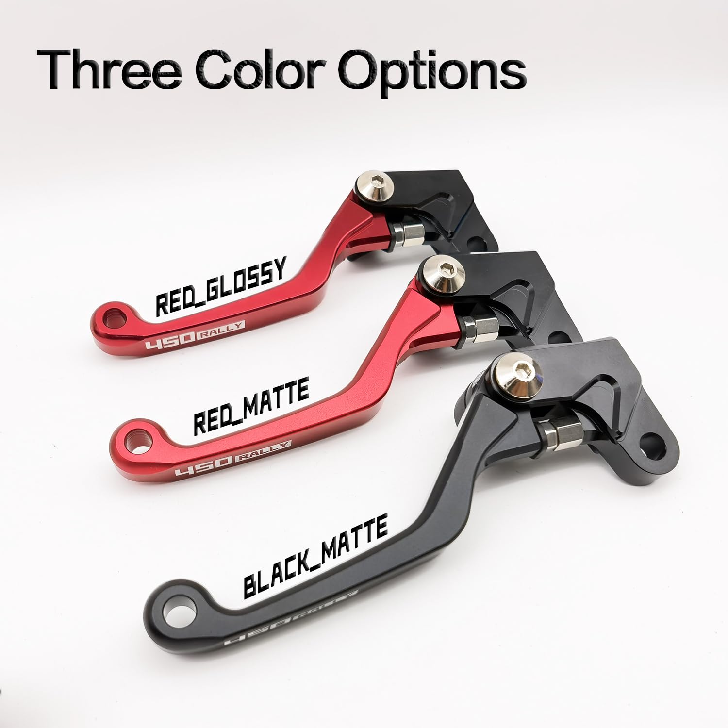 KOVE 450 Rally 2024 Clutch Brake Lever - Black Matte for Dirt Bike Control