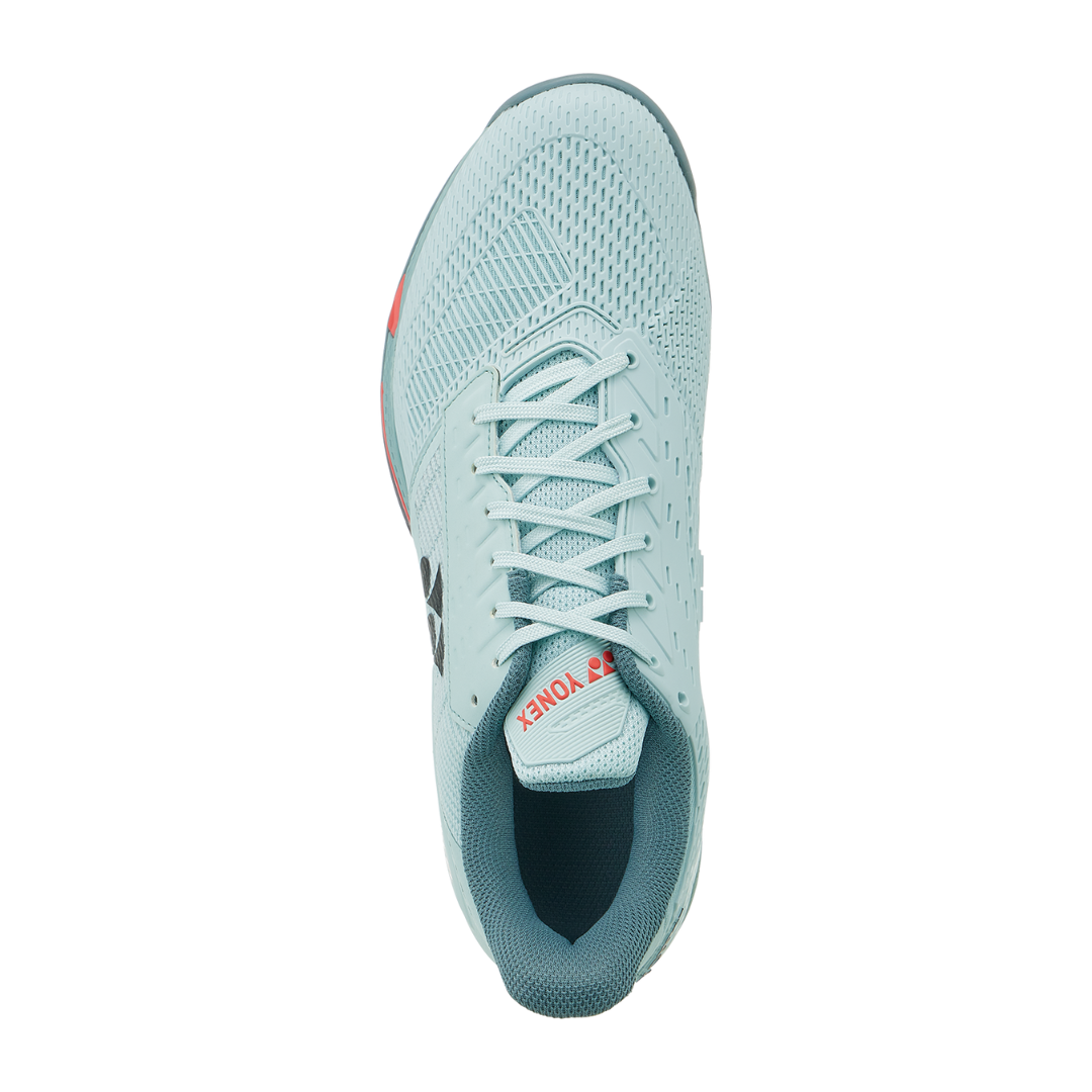 Yonex Power Cushion AD ACCEL Wide Men's Tennis Shoes for All Court Play - Lightweight Cushioned Sneakers in Mist Blue | Perfect for Competitive Matches & Casual Wear