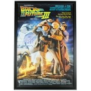 Authentic Michael J. Fox Signed Back to the Future 3 Framed Movie Poster 32x46 - Limited Edition Collectible for Home Theater, Office Decor & Movie Memorabilia Display