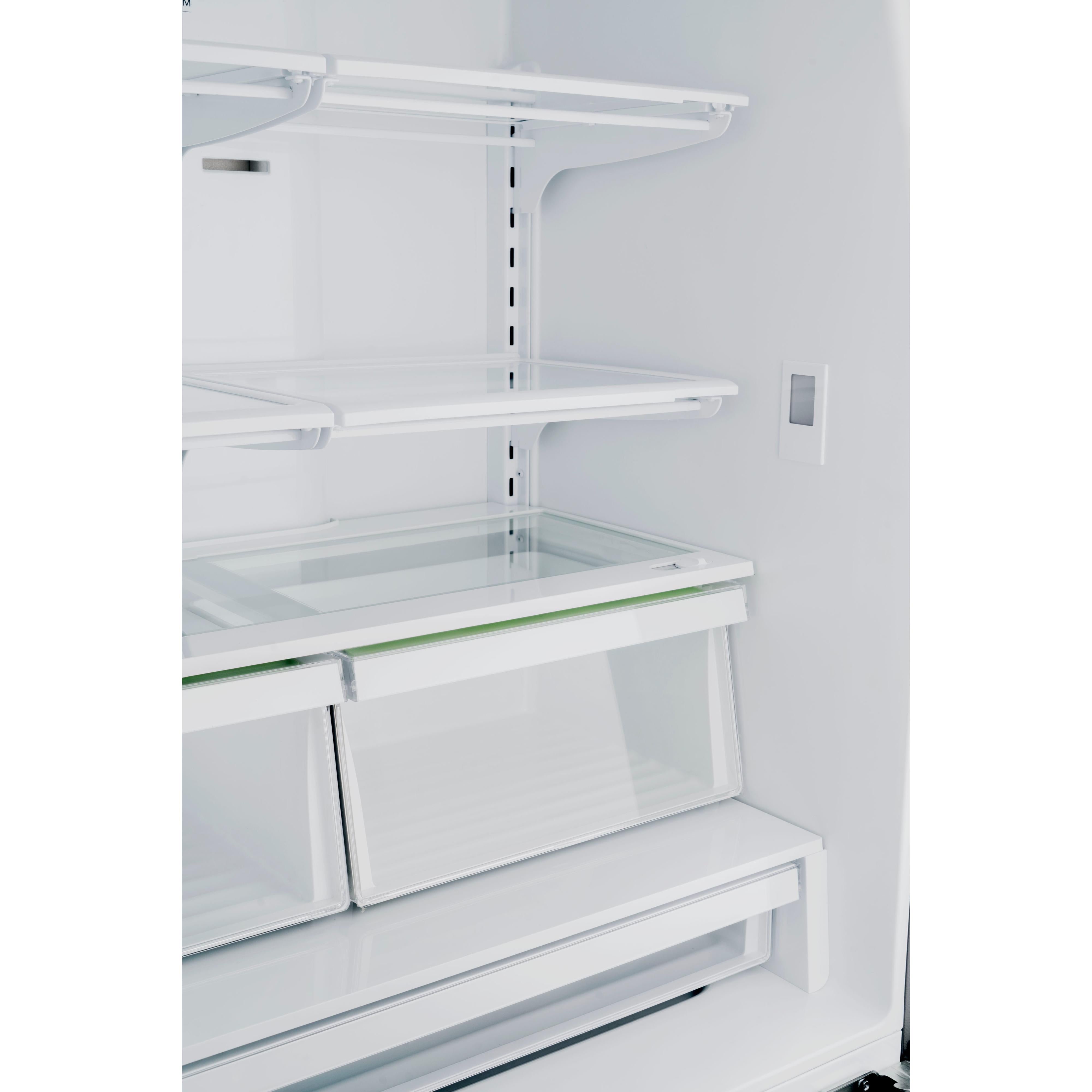 Bertazzoni 36 Inch 22.5 Cu. Ft. Freestanding French Door Refrigerator with Automatic Ice Maker - Stainless Steel Kitchen Appliance for Modern Homes (Model REF36FDFIXNB) | Perfect for Entertaining, Large Families & Gourmet Cooking