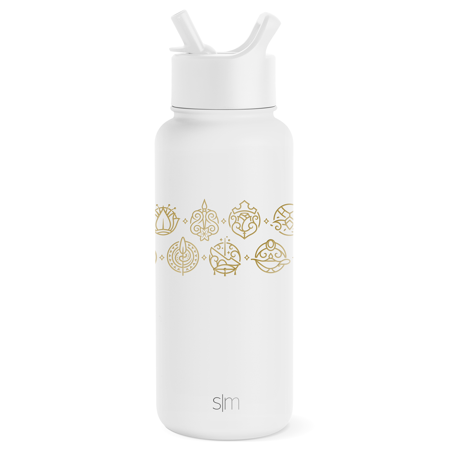 Disney Summit Insulated Water Bottle with Straw Lid - Leakproof Stainless Steel Thermos for Kids & Adults - Perfect for School, Gym, Hiking & Outdoor Activities