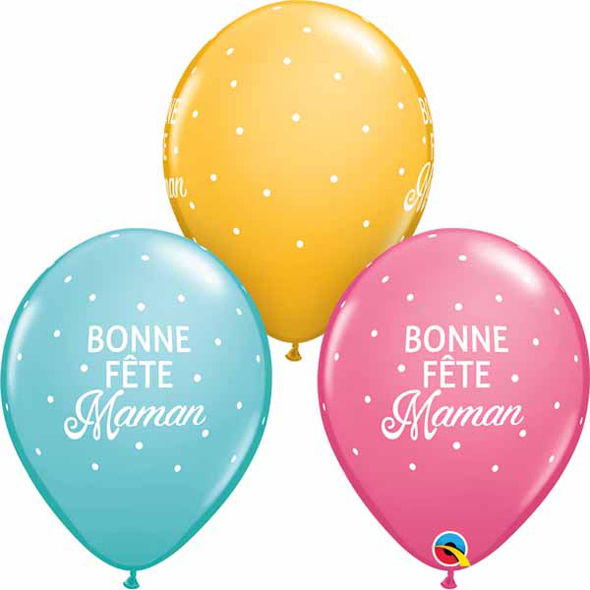 Bonne Fete Maman Bouquet - 50 Bright Blooms in Red, Cream & Green - Perfect Mother's Day Gift for Mom, Birthday Flowers, Anniversary Celebration
