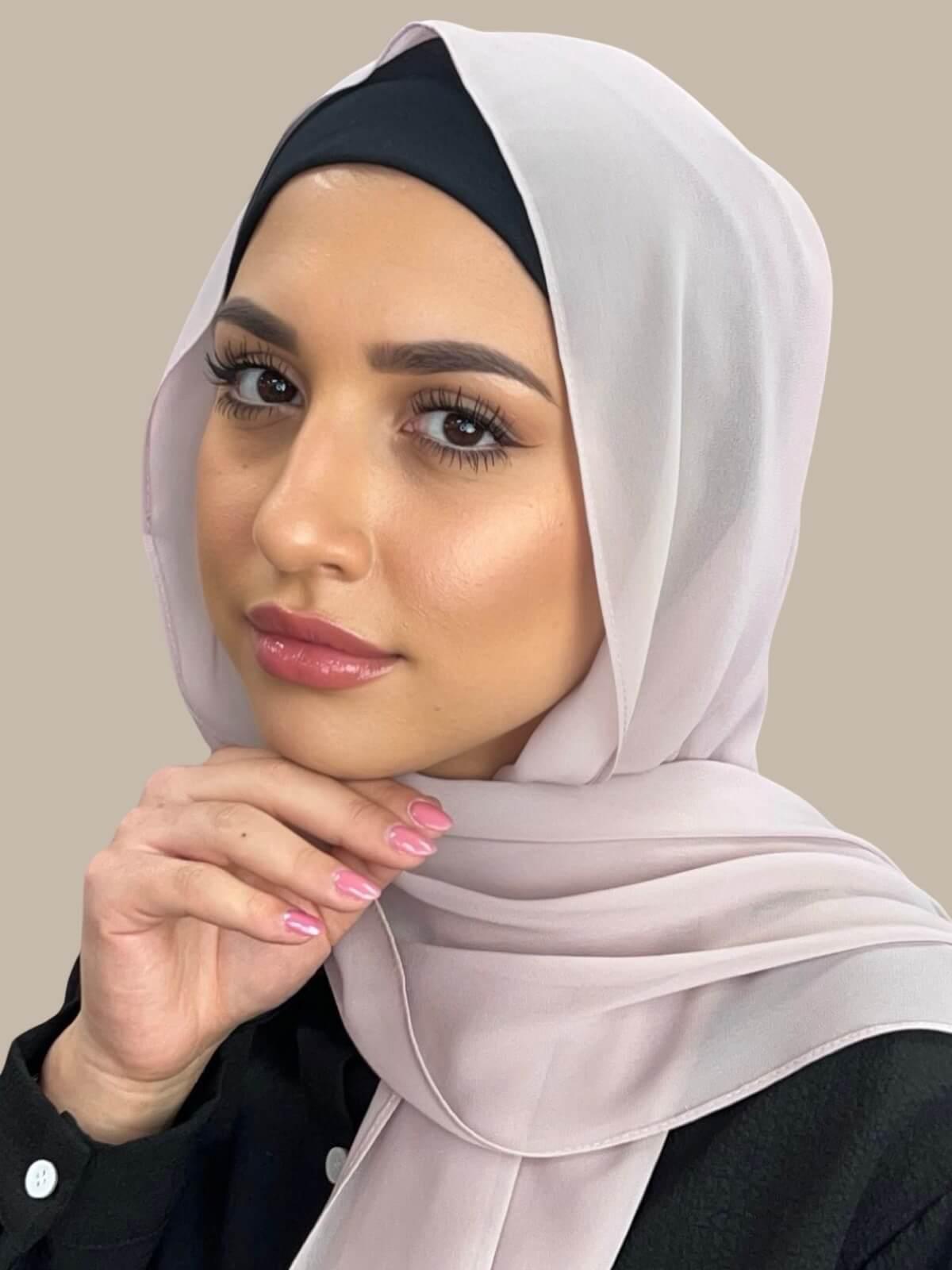 Luxury Chiffon Hijab Scarf - Soft Muslim Women's Headscarf Shawl Wrap for Prayer, Fashion & Everyday Wear